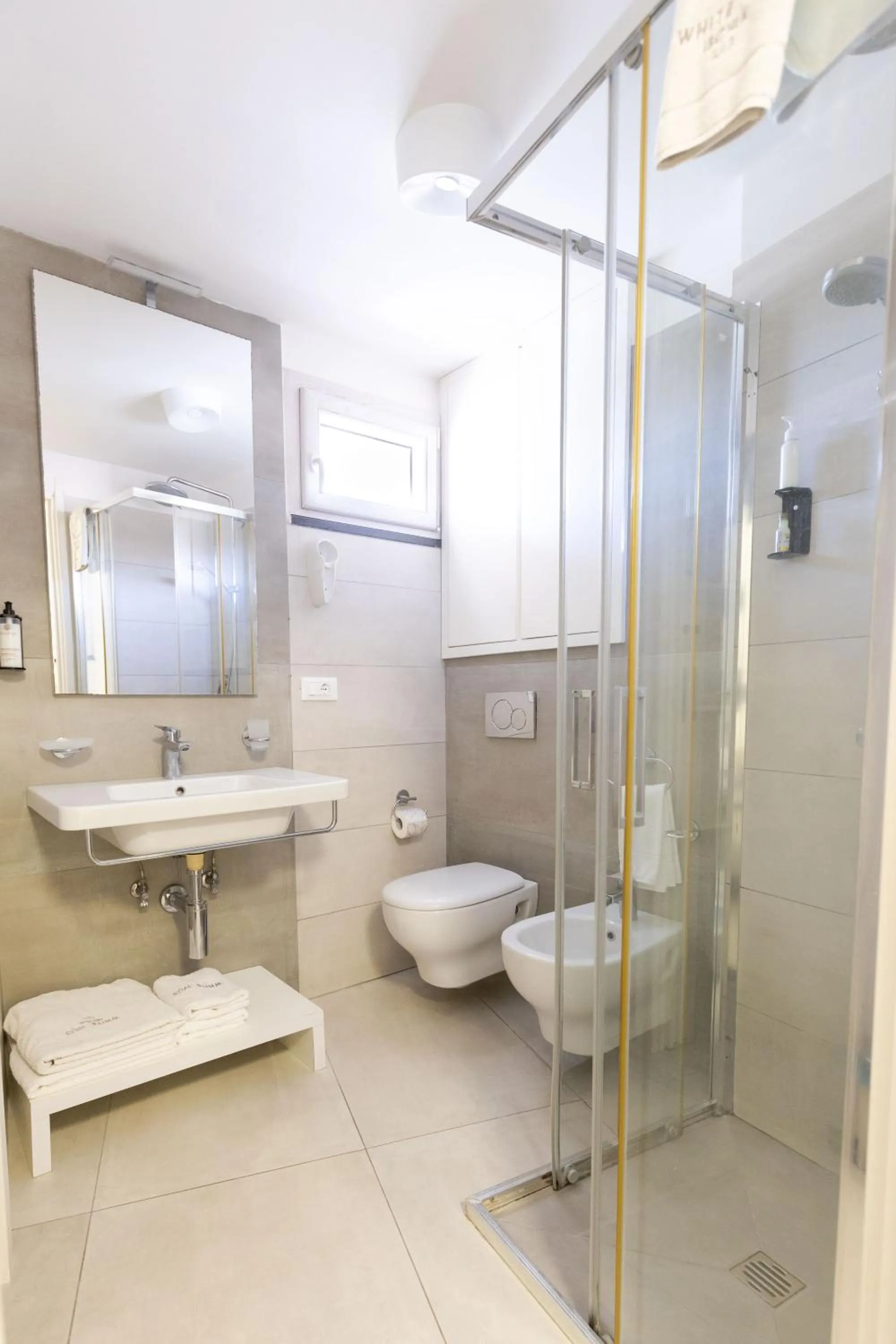 Shower in White 1903 - Rooftop Pool & Luxury Rooms