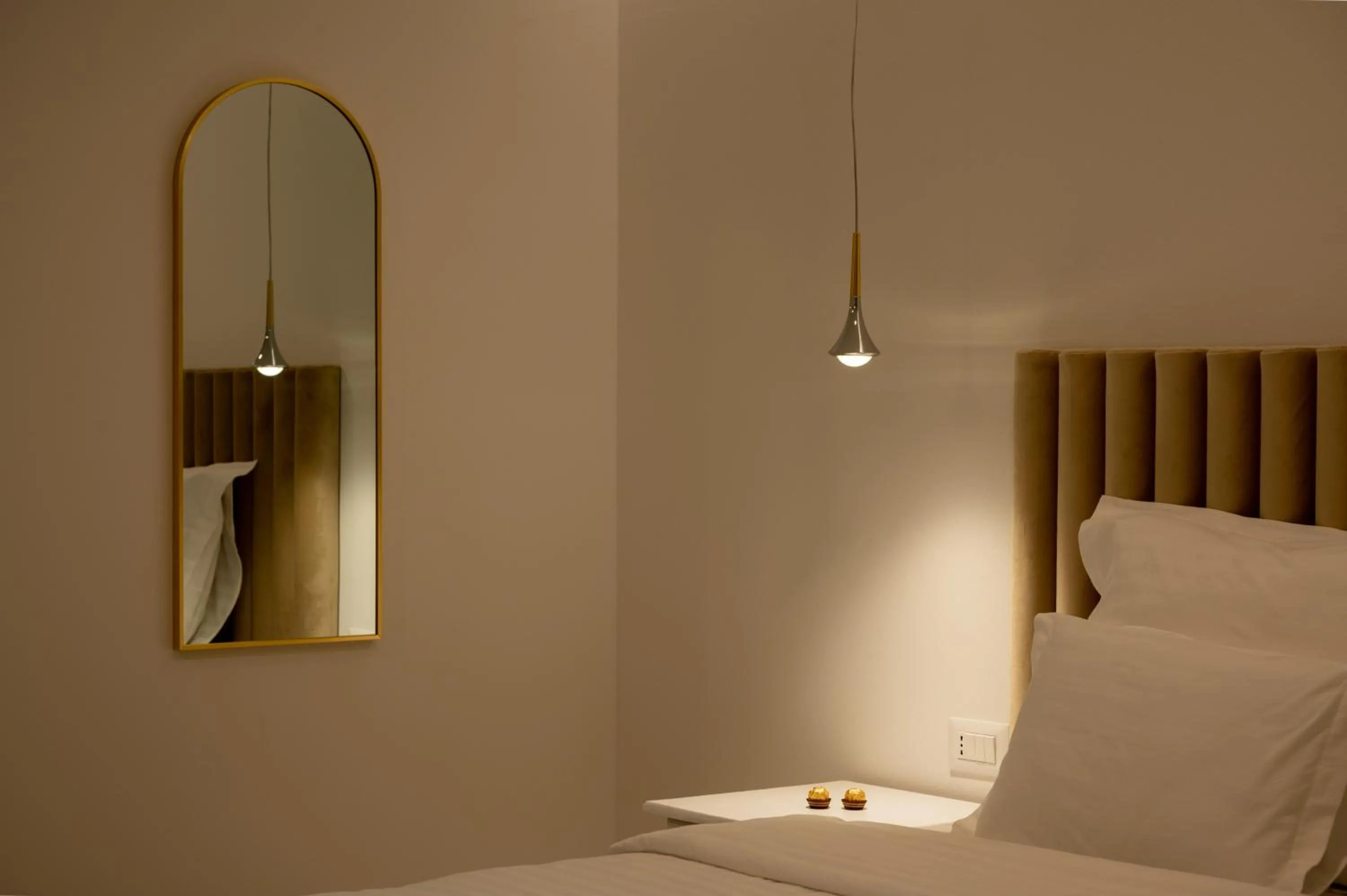 Bed in Nono Ban Boutique Hotel & Villas