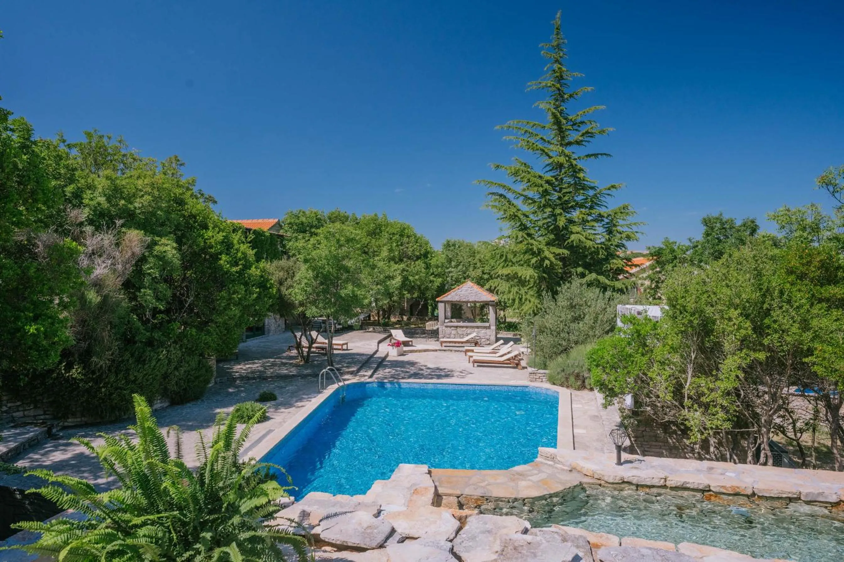 Pool view in Nono Ban Boutique Hotel & Villas