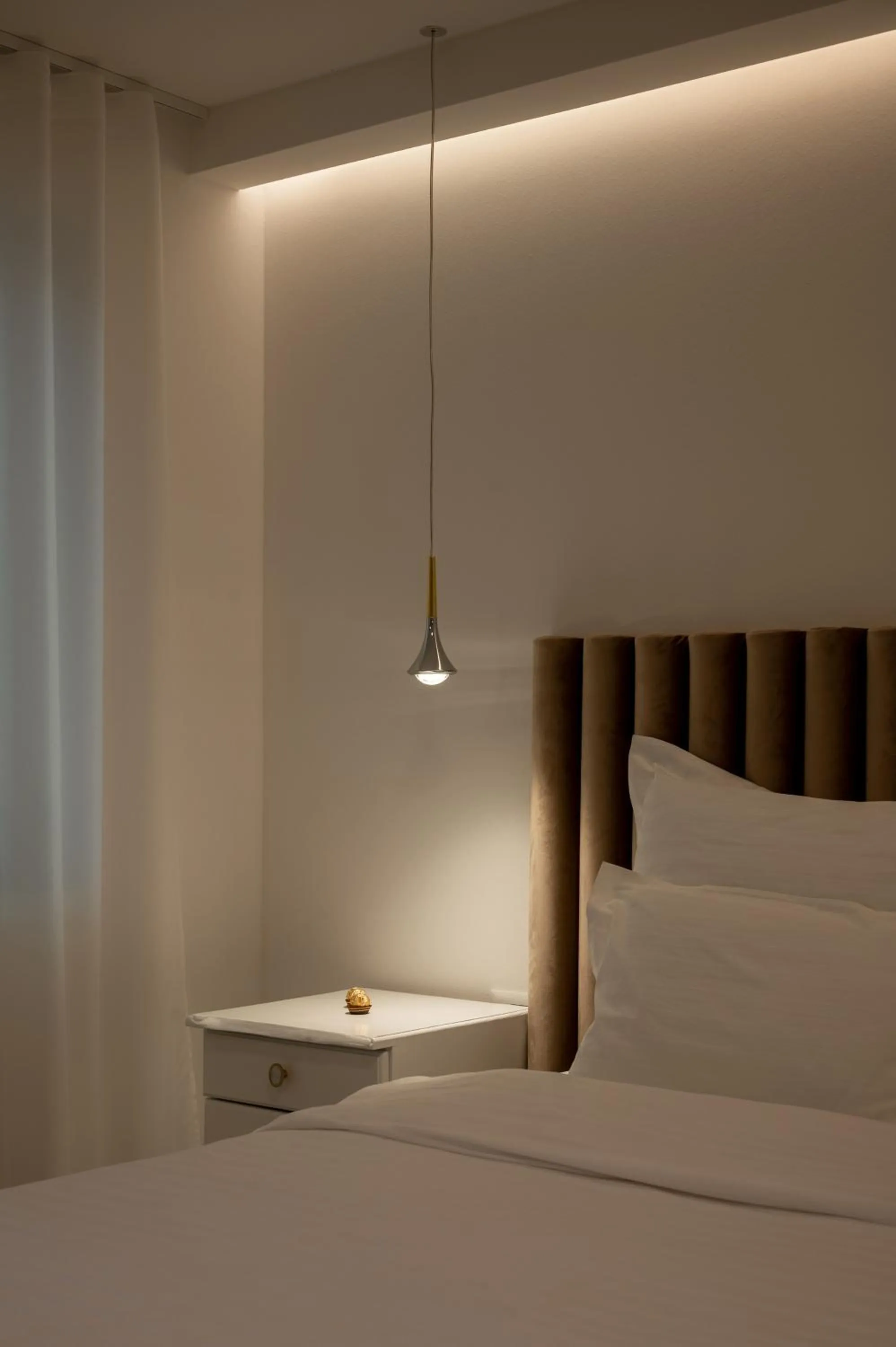 Bed in Nono Ban Boutique Hotel & Villas