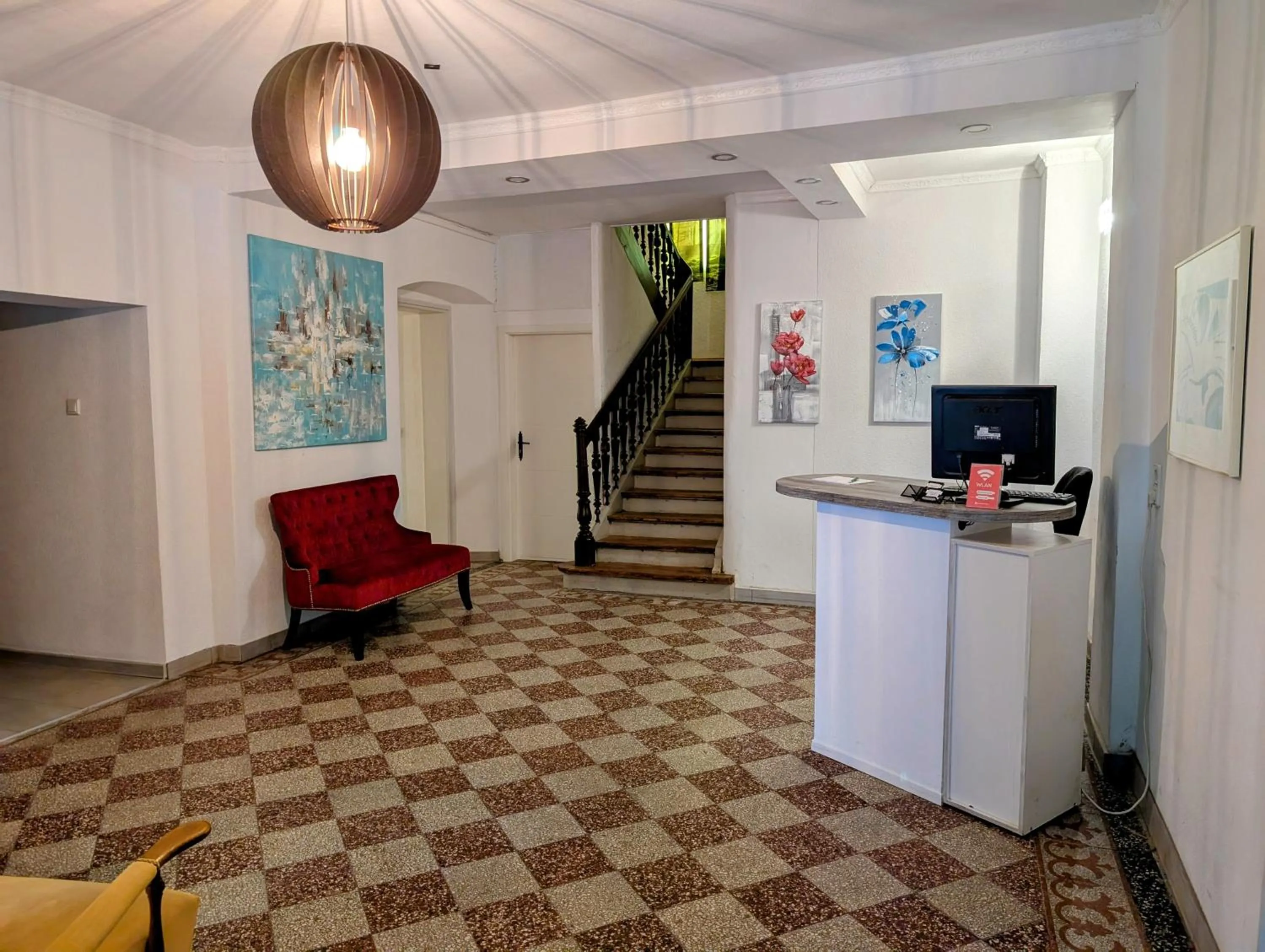 Lobby or reception in Hotel Pension Blüchersruh