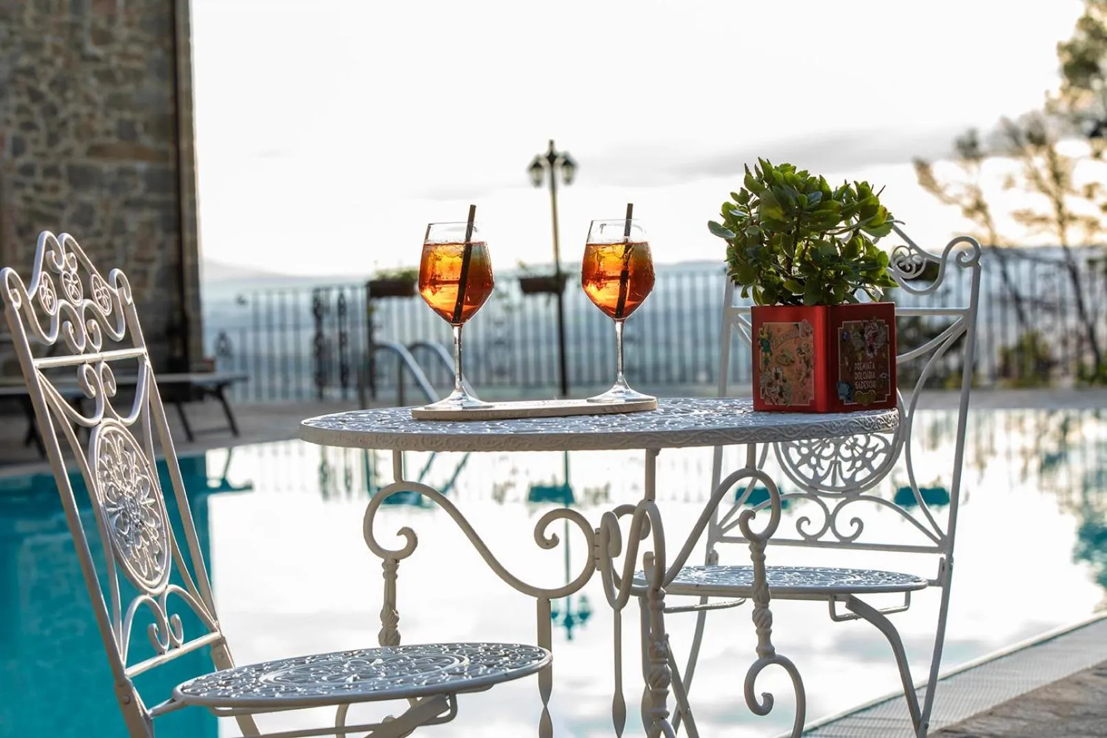 Swimming pool in Villa Schiatti