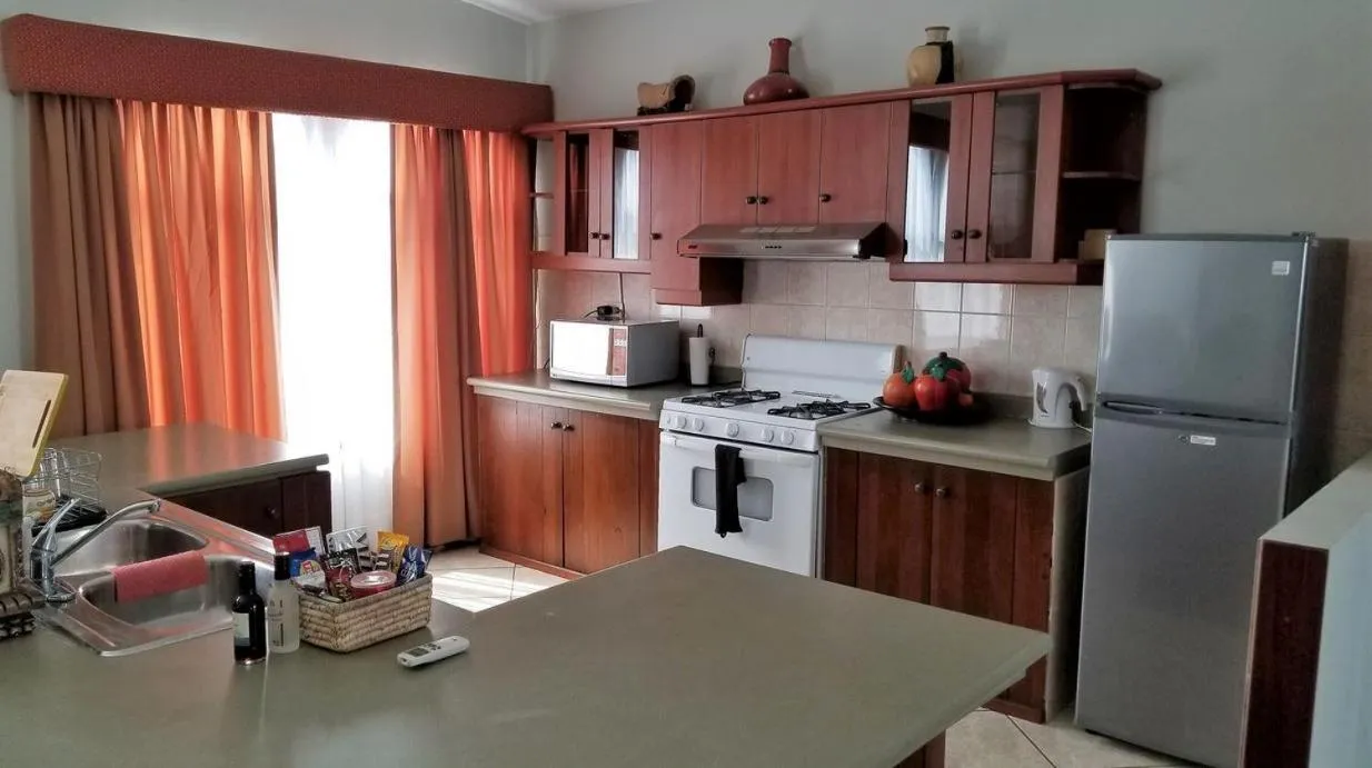 Kitchen or kitchenette in Casa Bella Boutique Hotel San Isidro