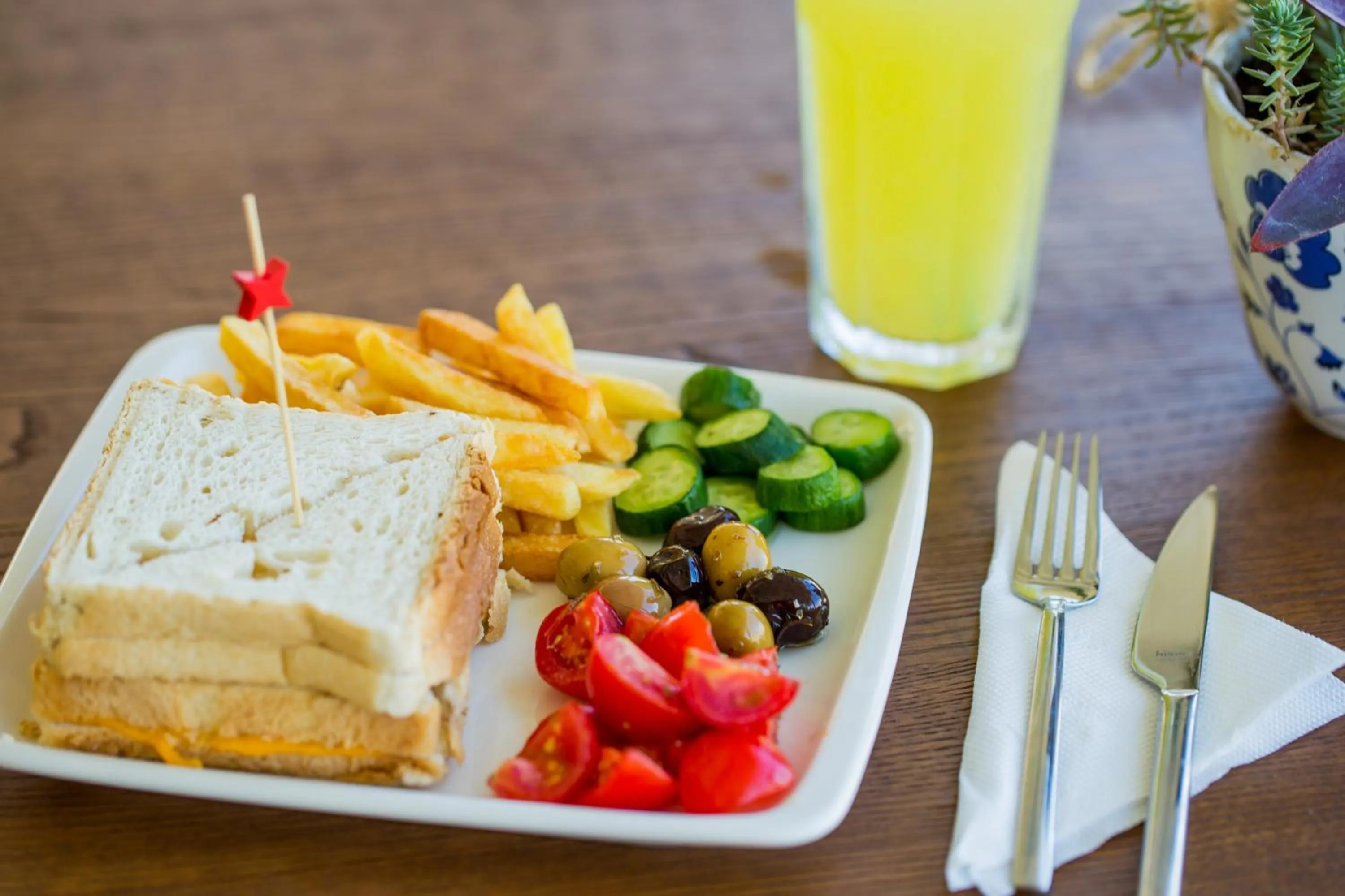 Food close-up in Navalia Hotel