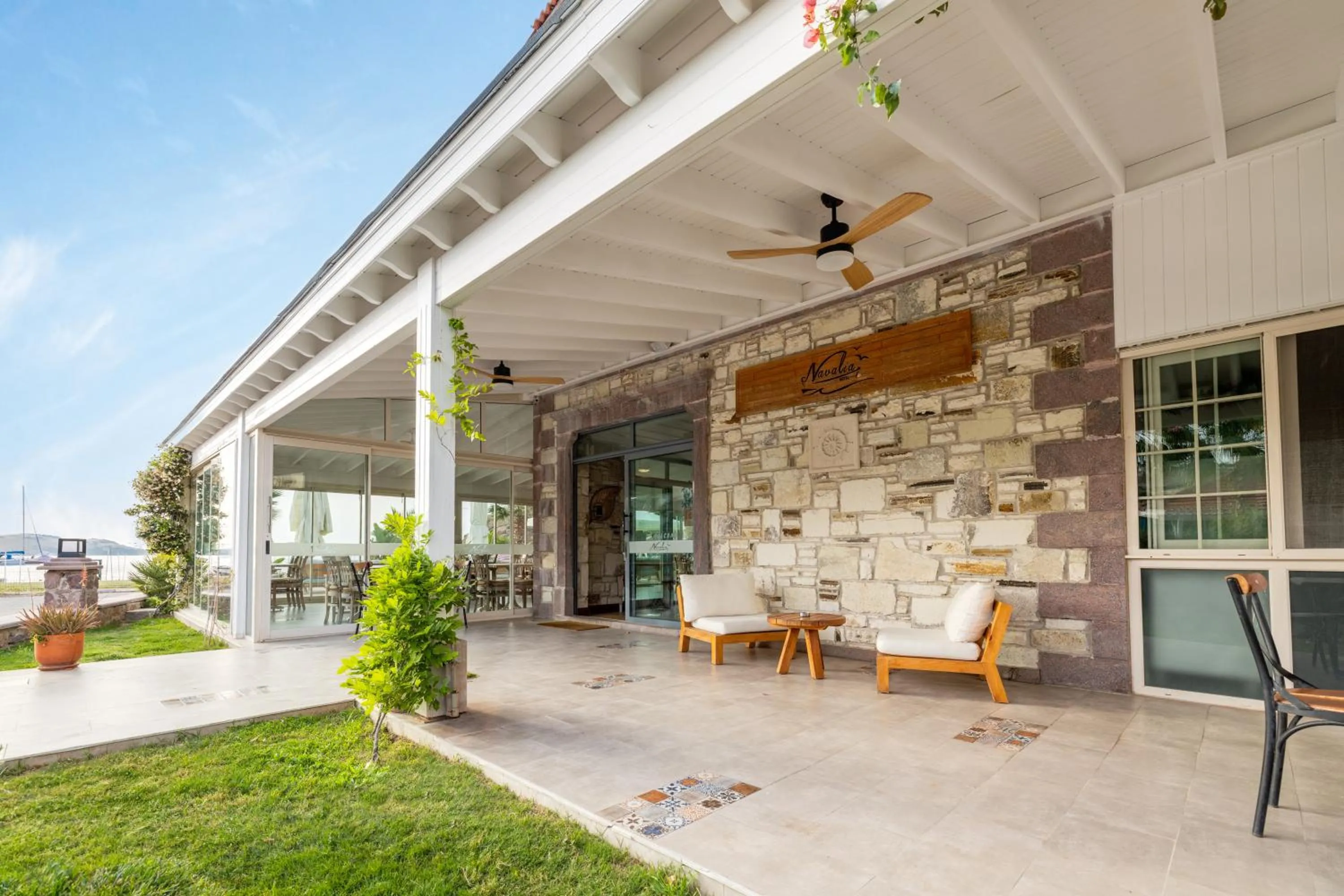 Garden view in Navalia Hotel