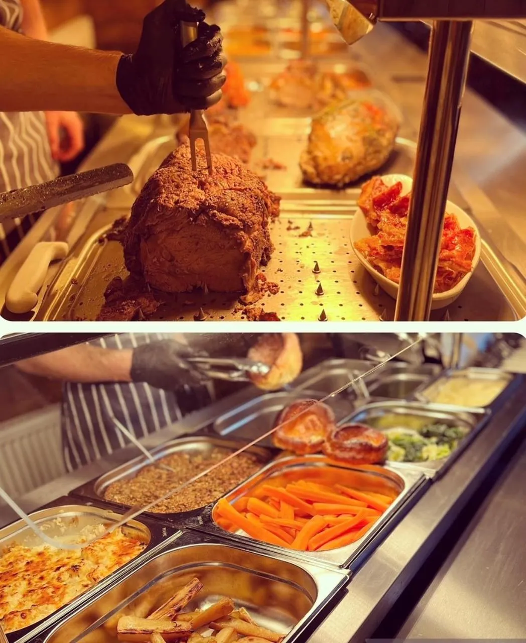 Dining area in The Green W7