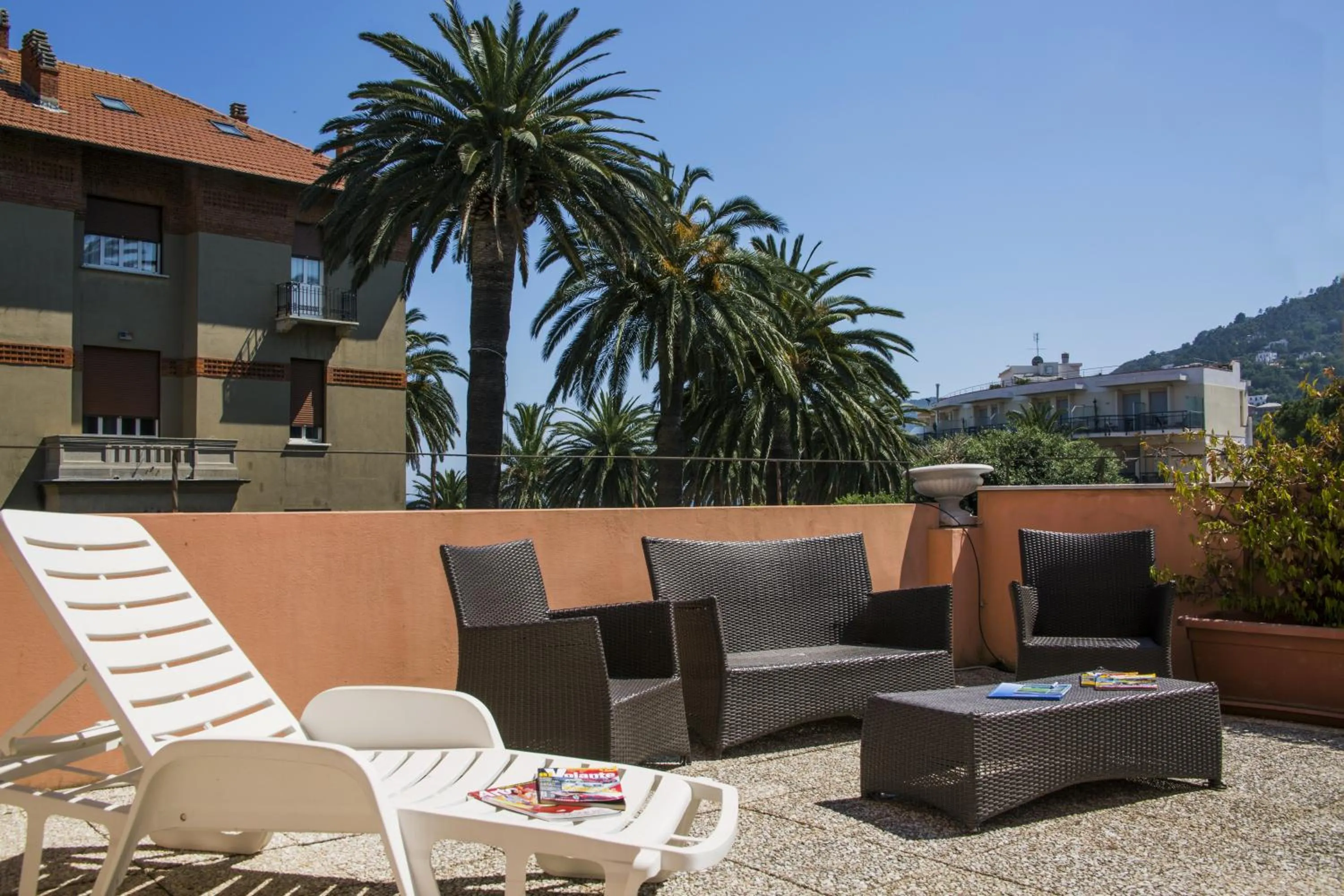 Patio in Hotel Mimosa