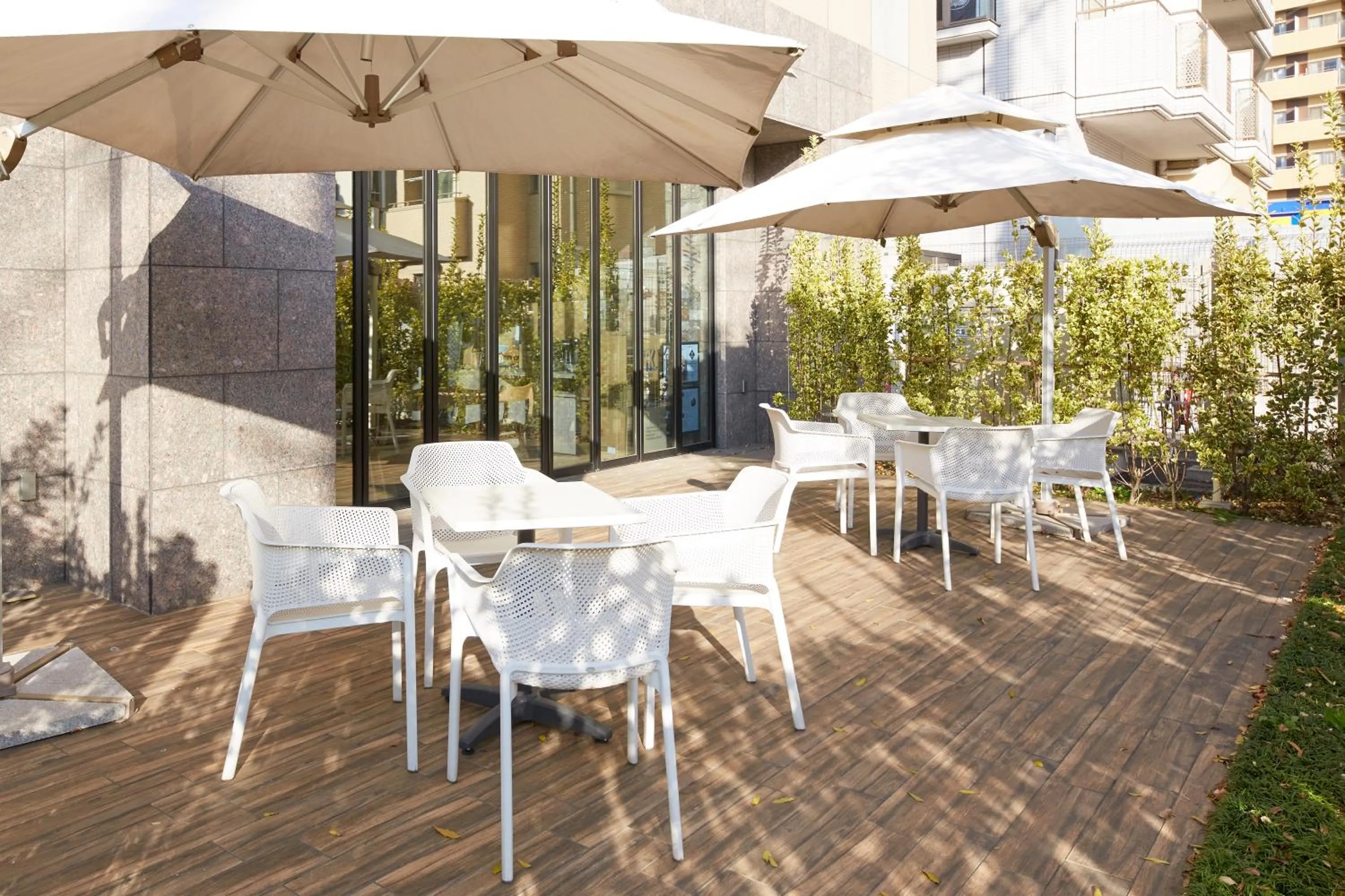 Balcony/Terrace in hotel MONday Haneda Airport