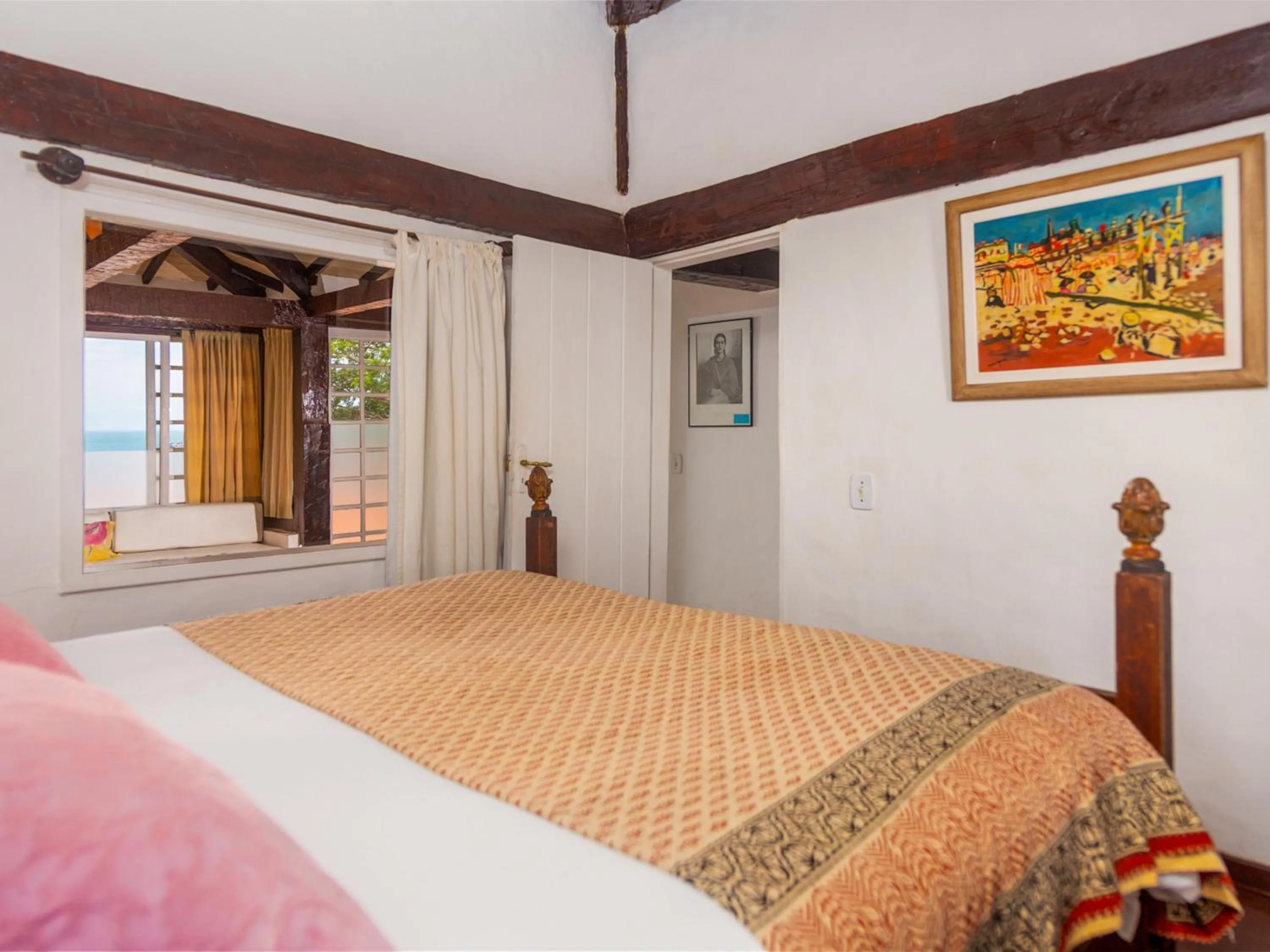 Bed in Pousada Vila do Mar