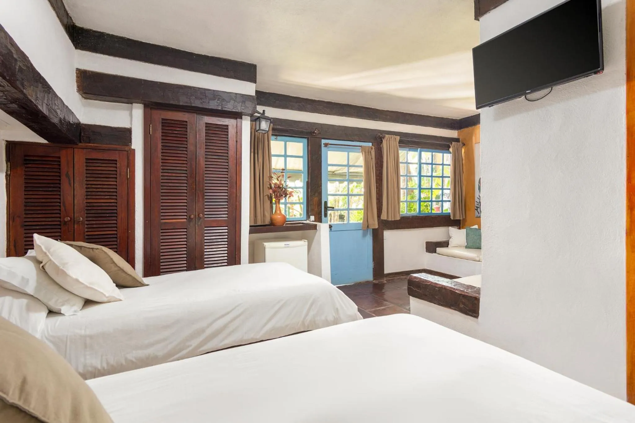 Bed in Pousada Vila do Mar