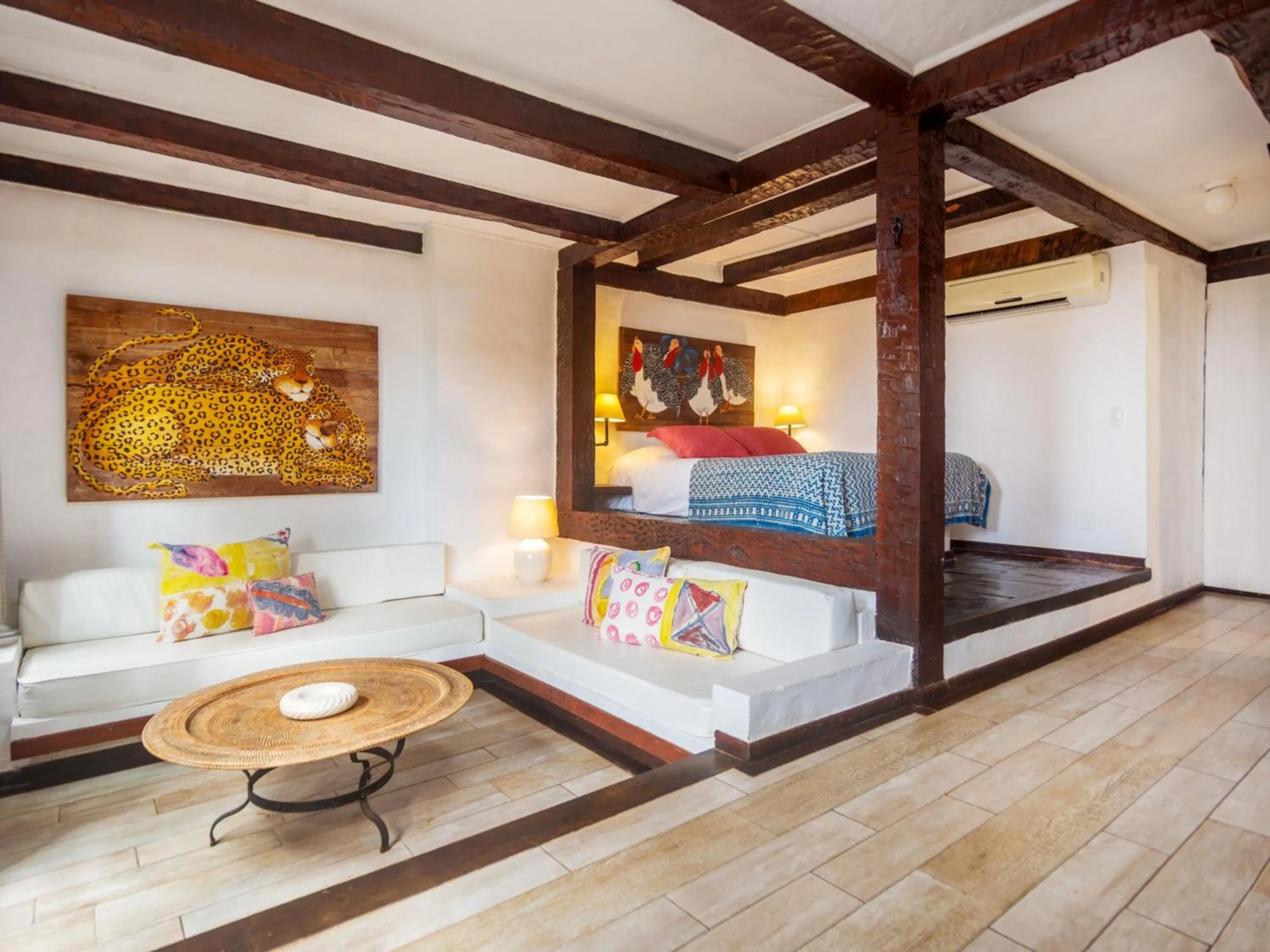 Bed in Pousada Vila do Mar