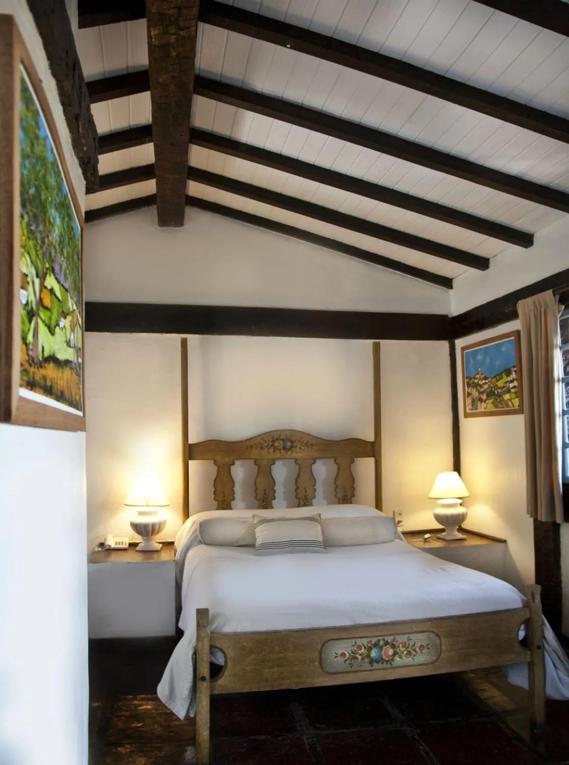 Bed in Pousada Vila do Mar