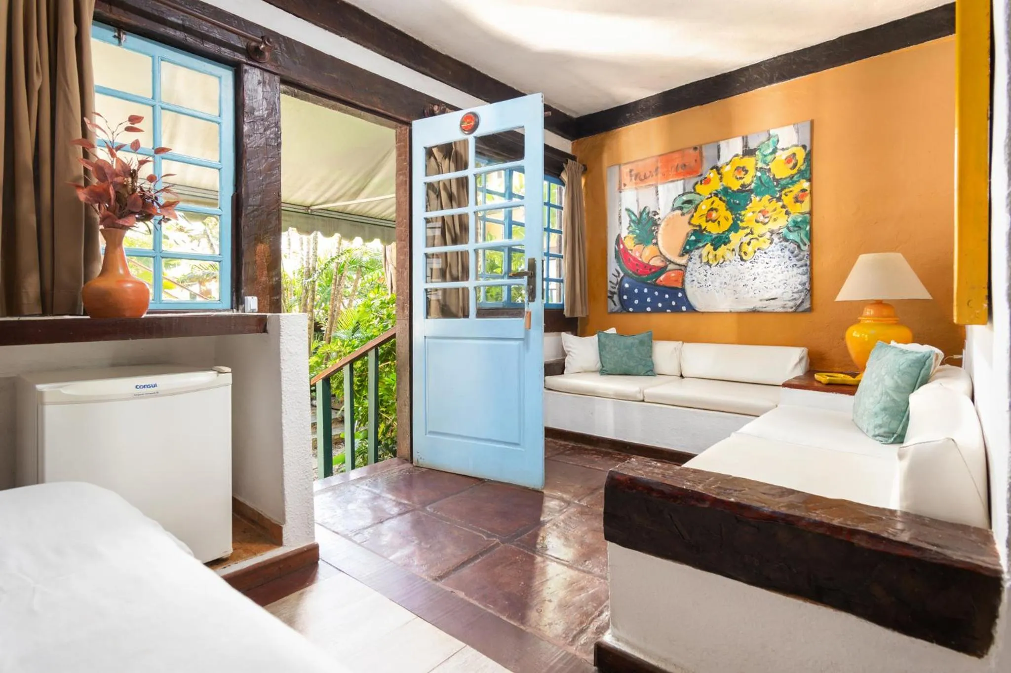 Bed in Pousada Vila do Mar