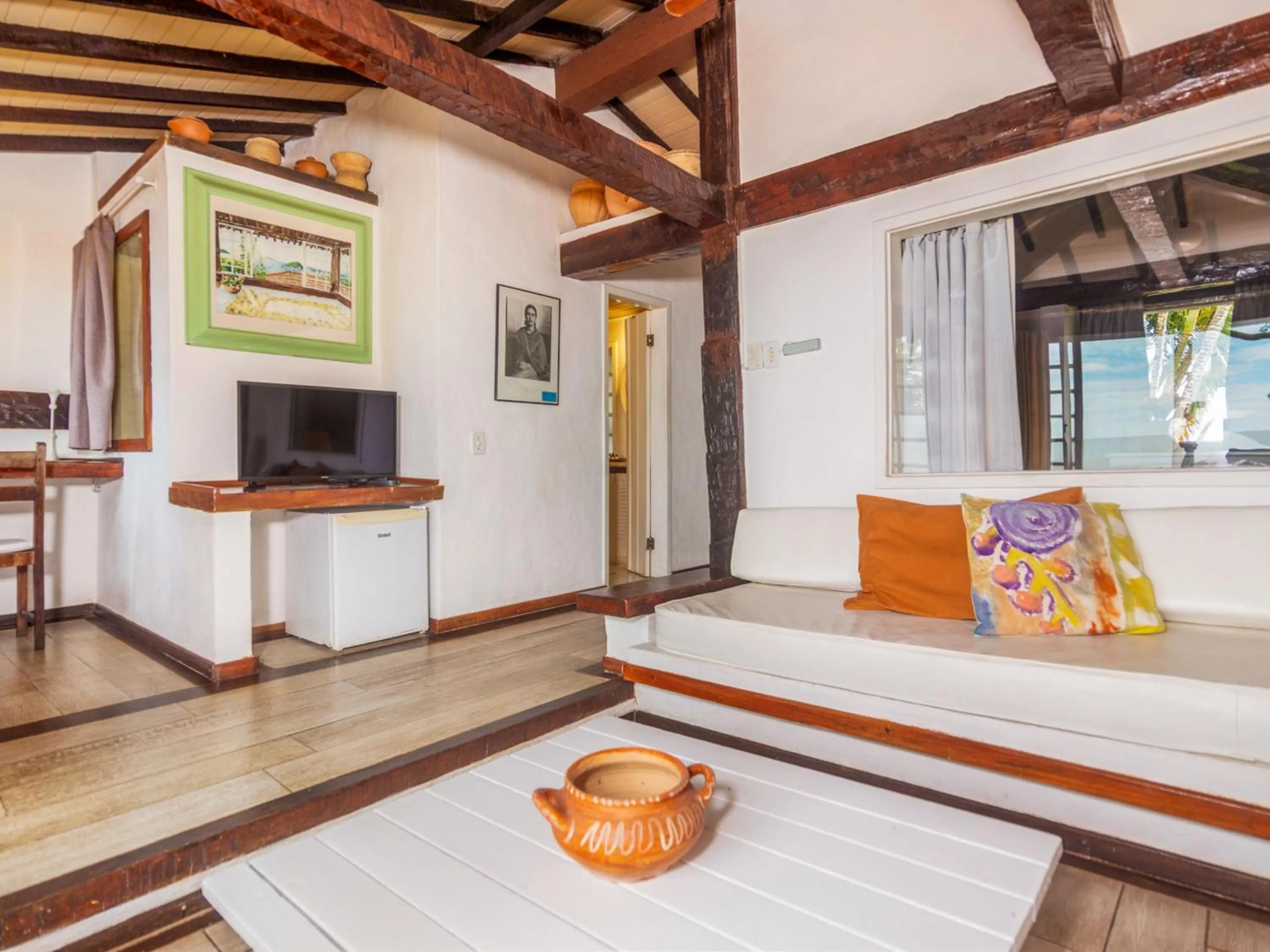 Bed in Pousada Vila do Mar