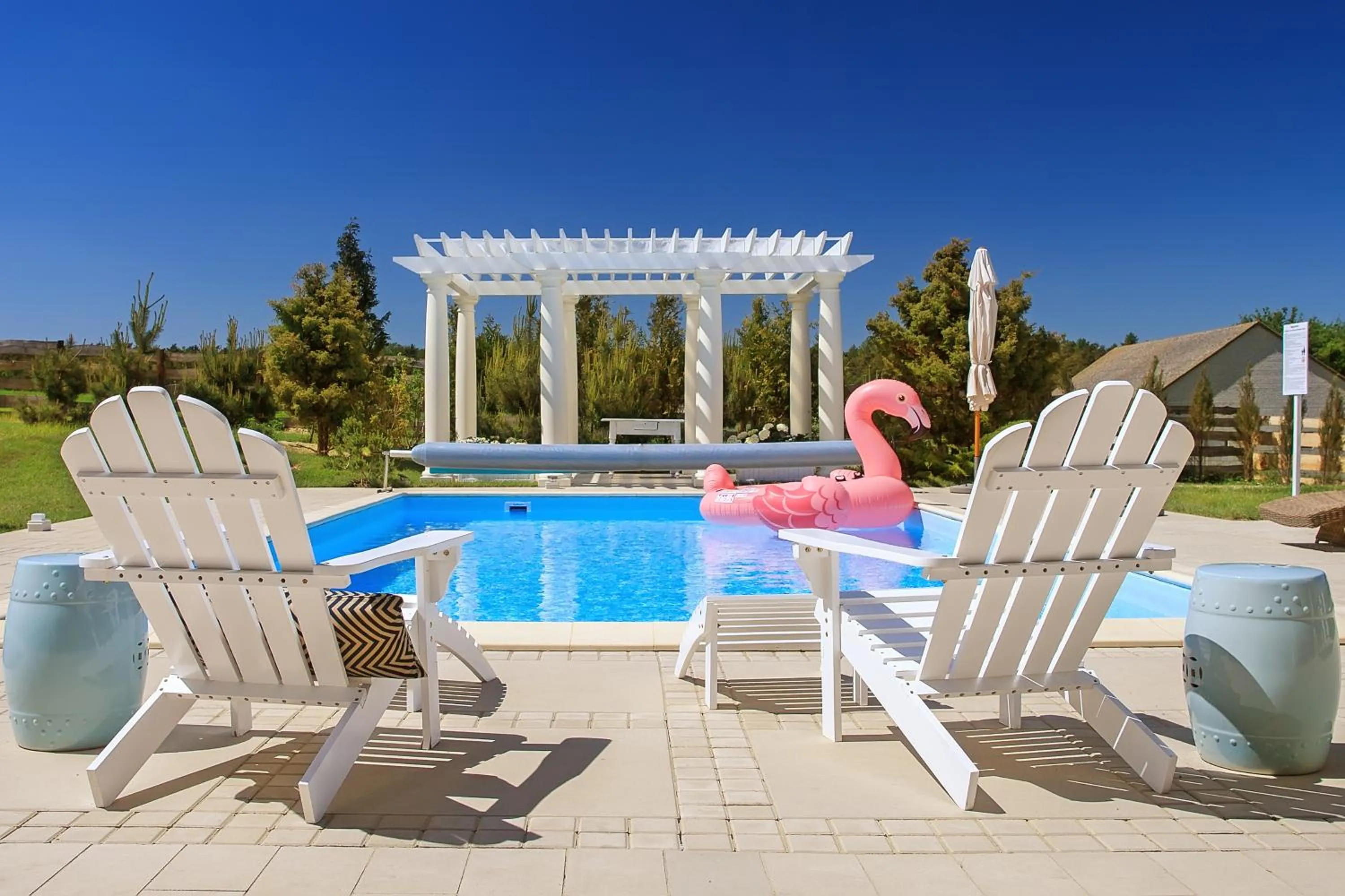 Swimming pool in Rezydencja Miętowe Wzgórza Mansion House