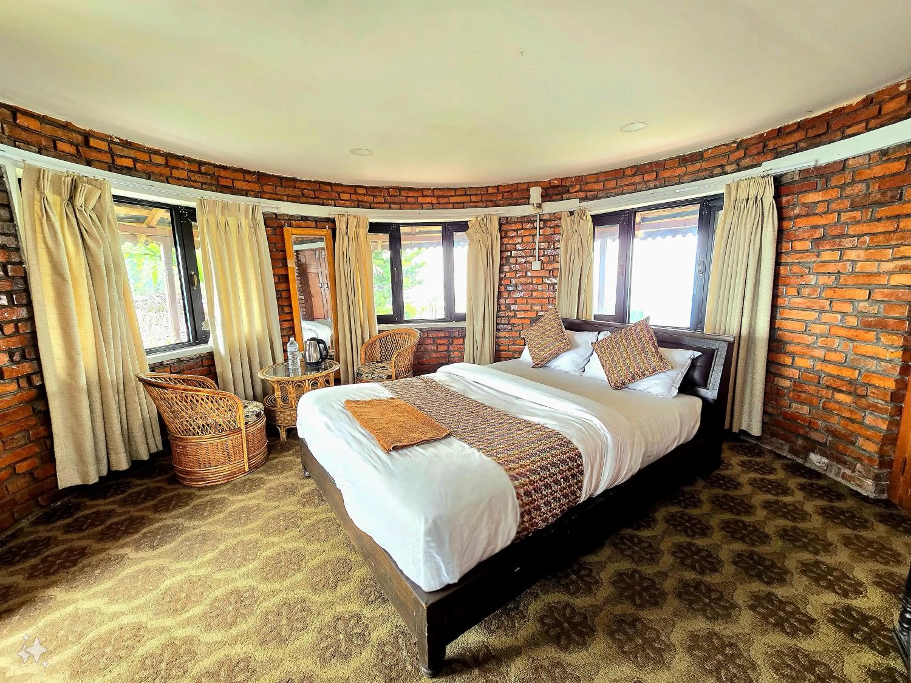 Living room, Bed in Rock Garden Resort