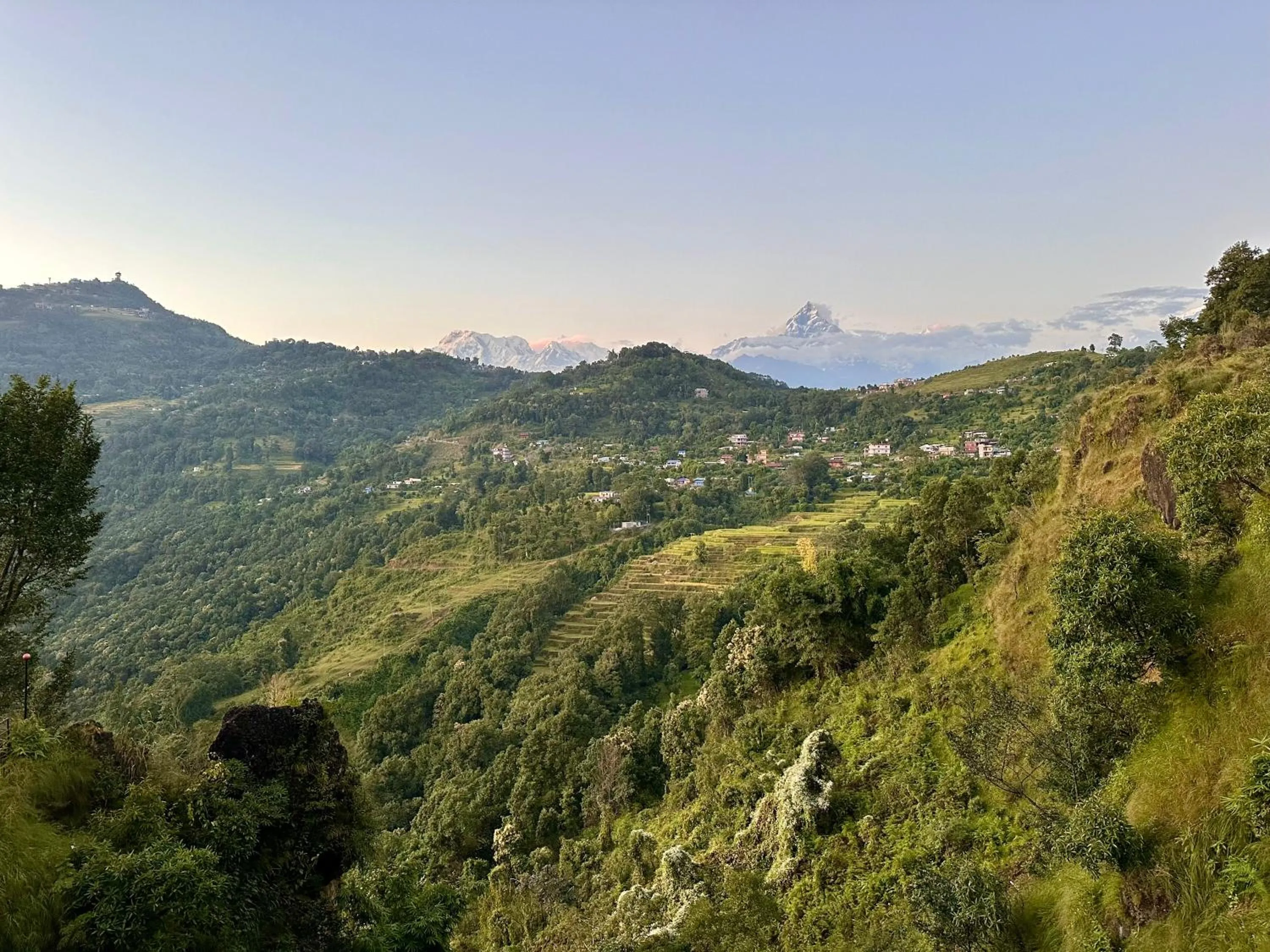 Mountain view in Rock Garden Resort