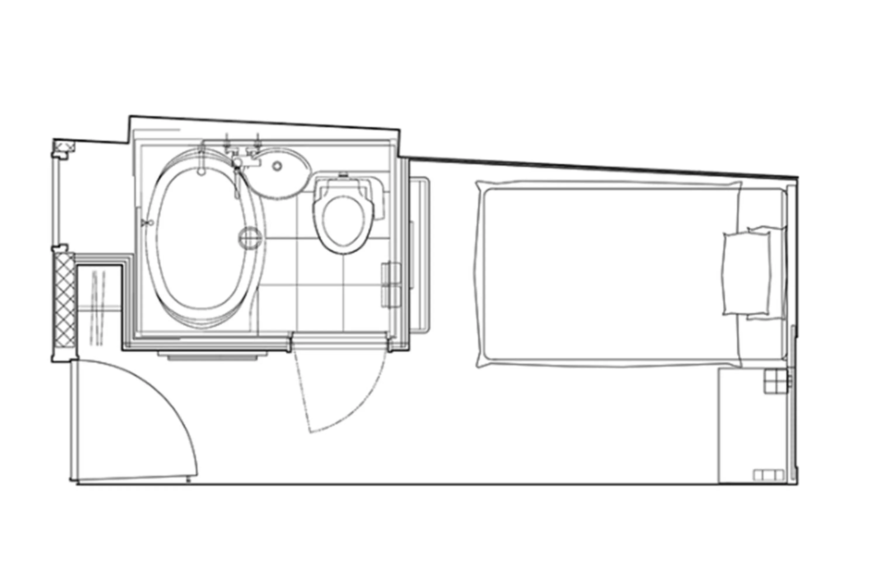 Floor plan in Hotel Nihonbashi Saibo