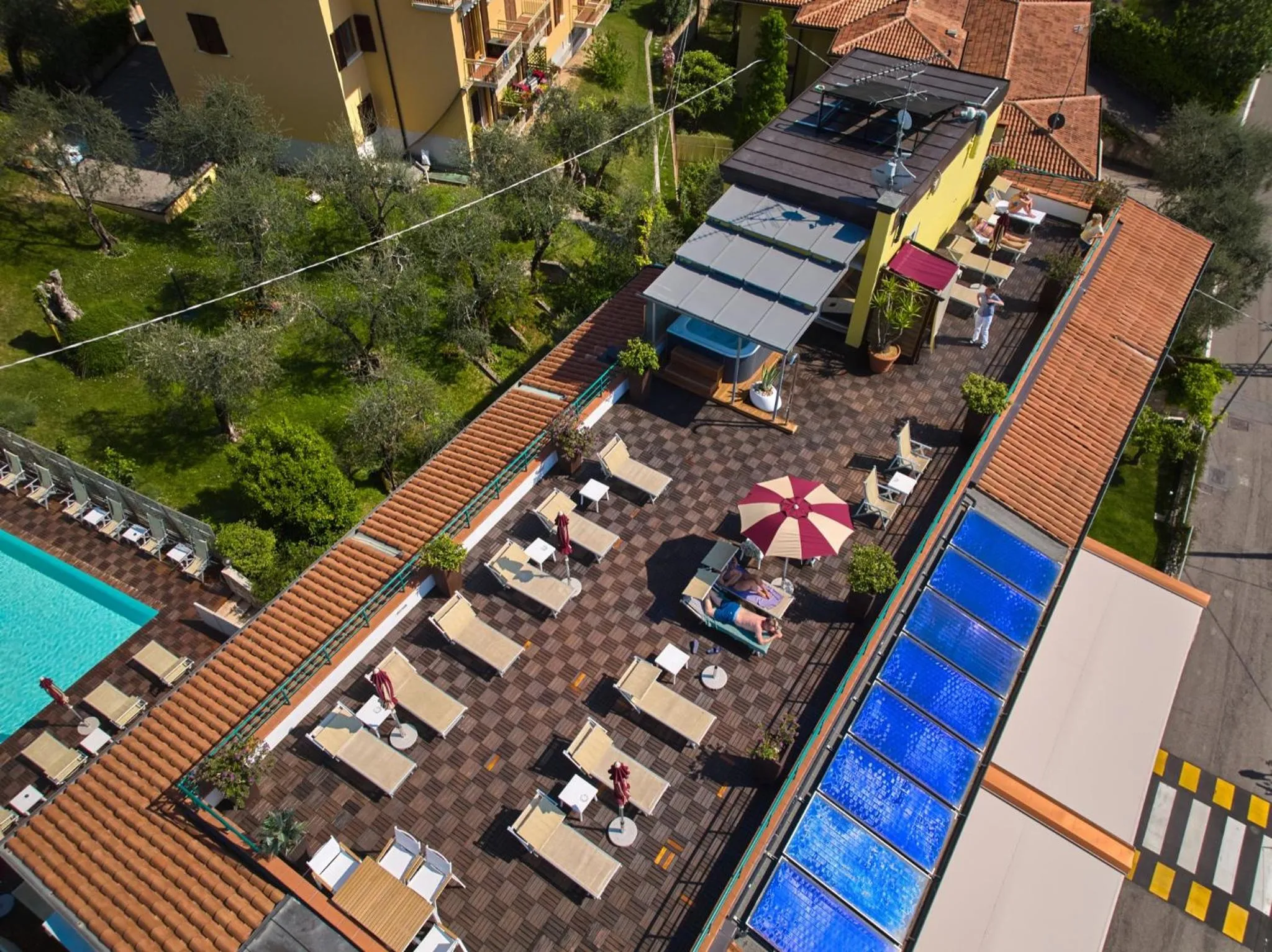 Patio in Hotel Villa Smeralda