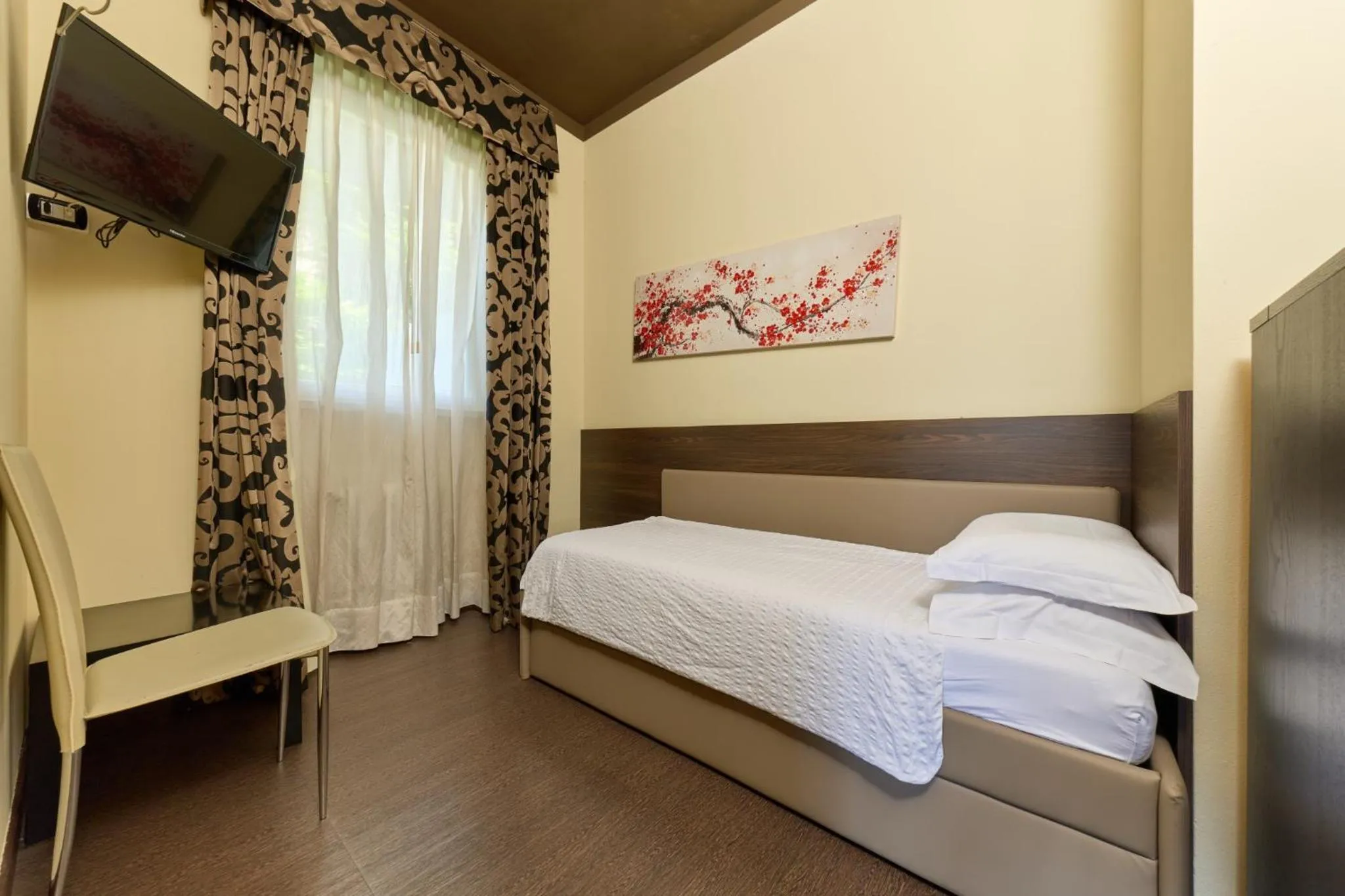 Bed in Hotel Villa Smeralda