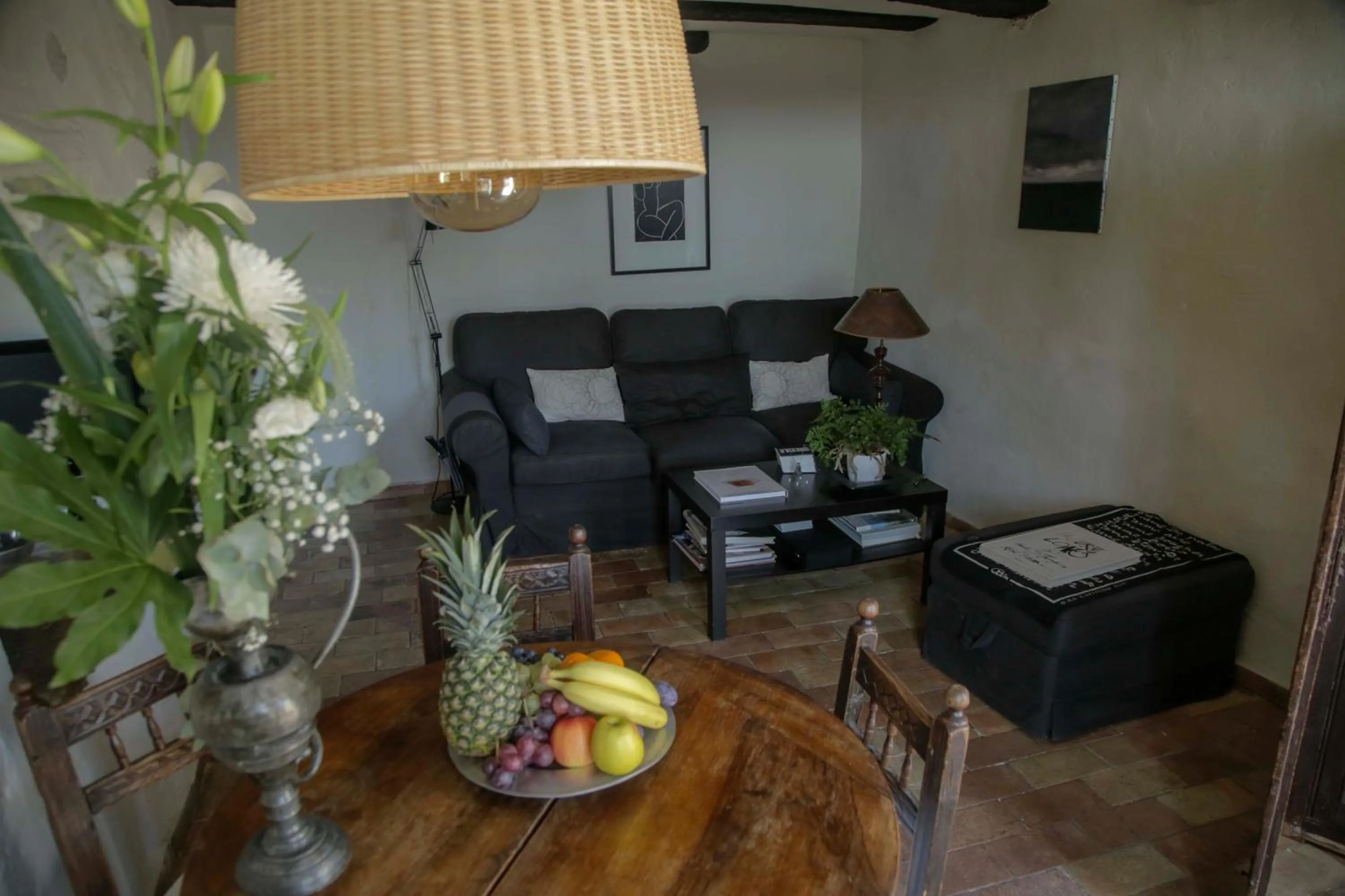 Living room in la maison aux bonsais