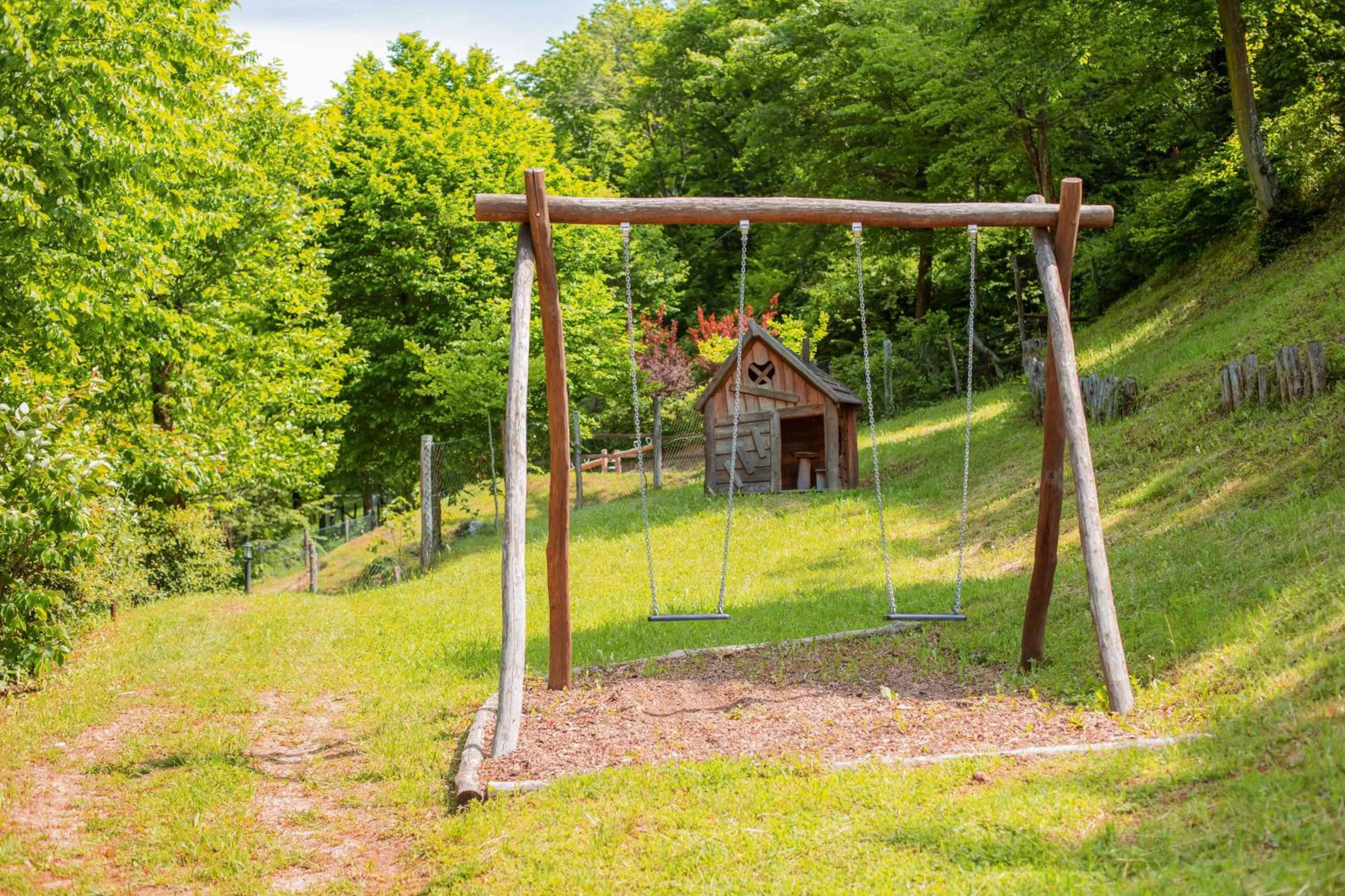 Children play ground in La Fontanina
