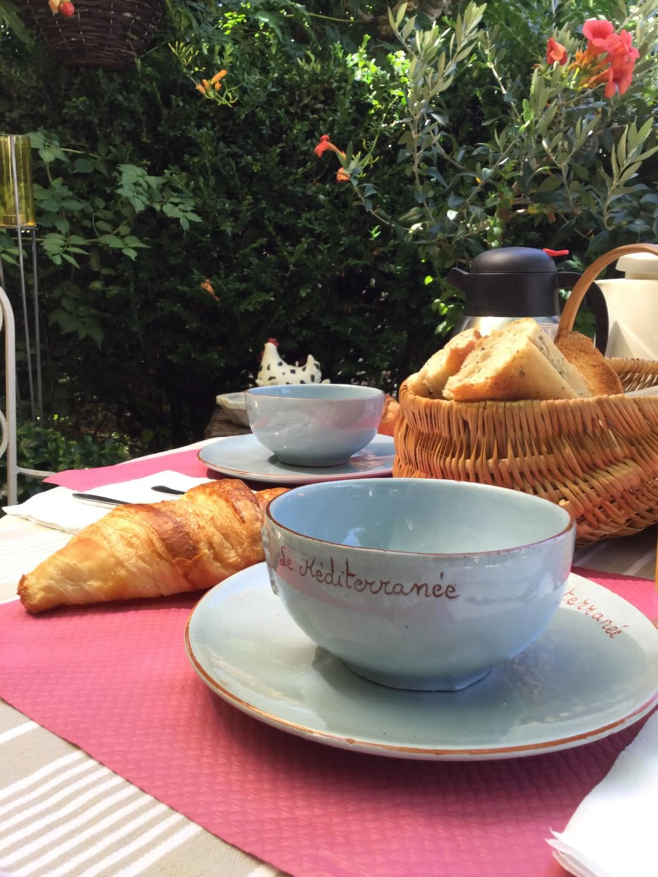 Continental breakfast in Hotel Le Méditérranée
