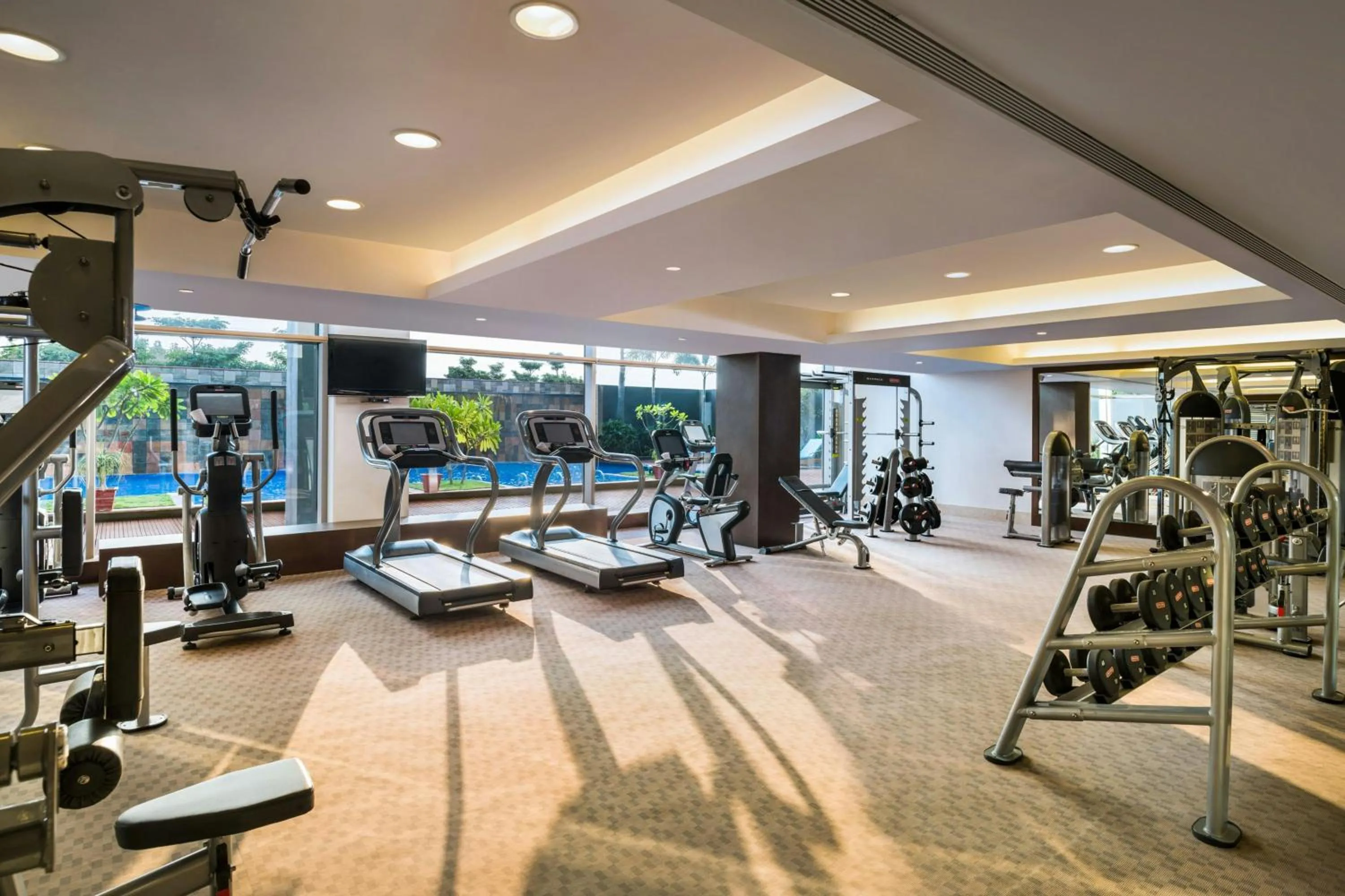 Fitness centre/facilities in Le Meridien Nagpur