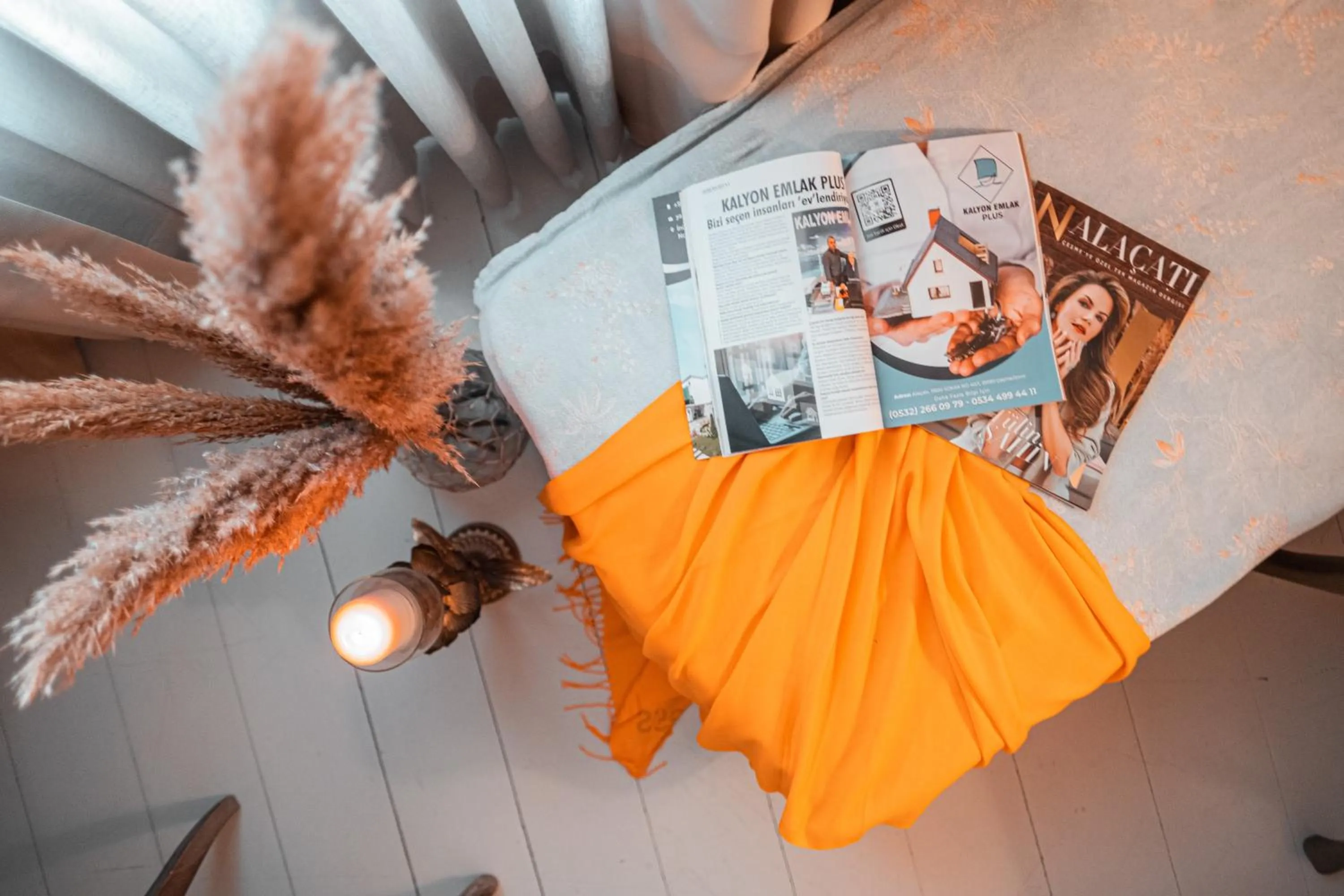 Decorative detail in Hoşça kal Alaçatı