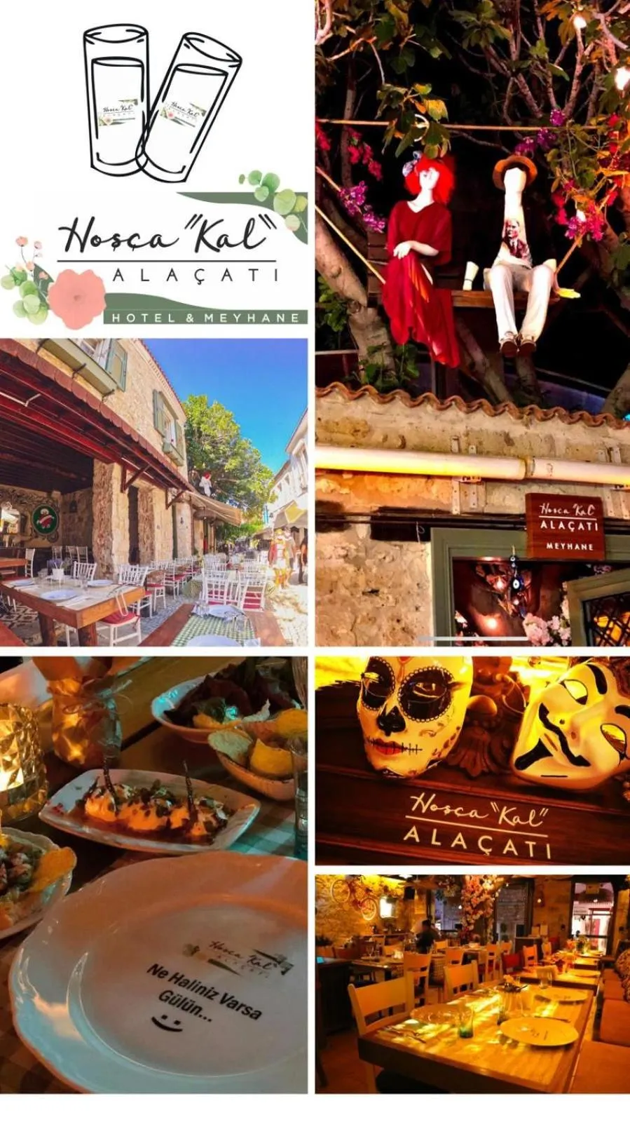 Decorative detail in Hoşça kal Alaçatı