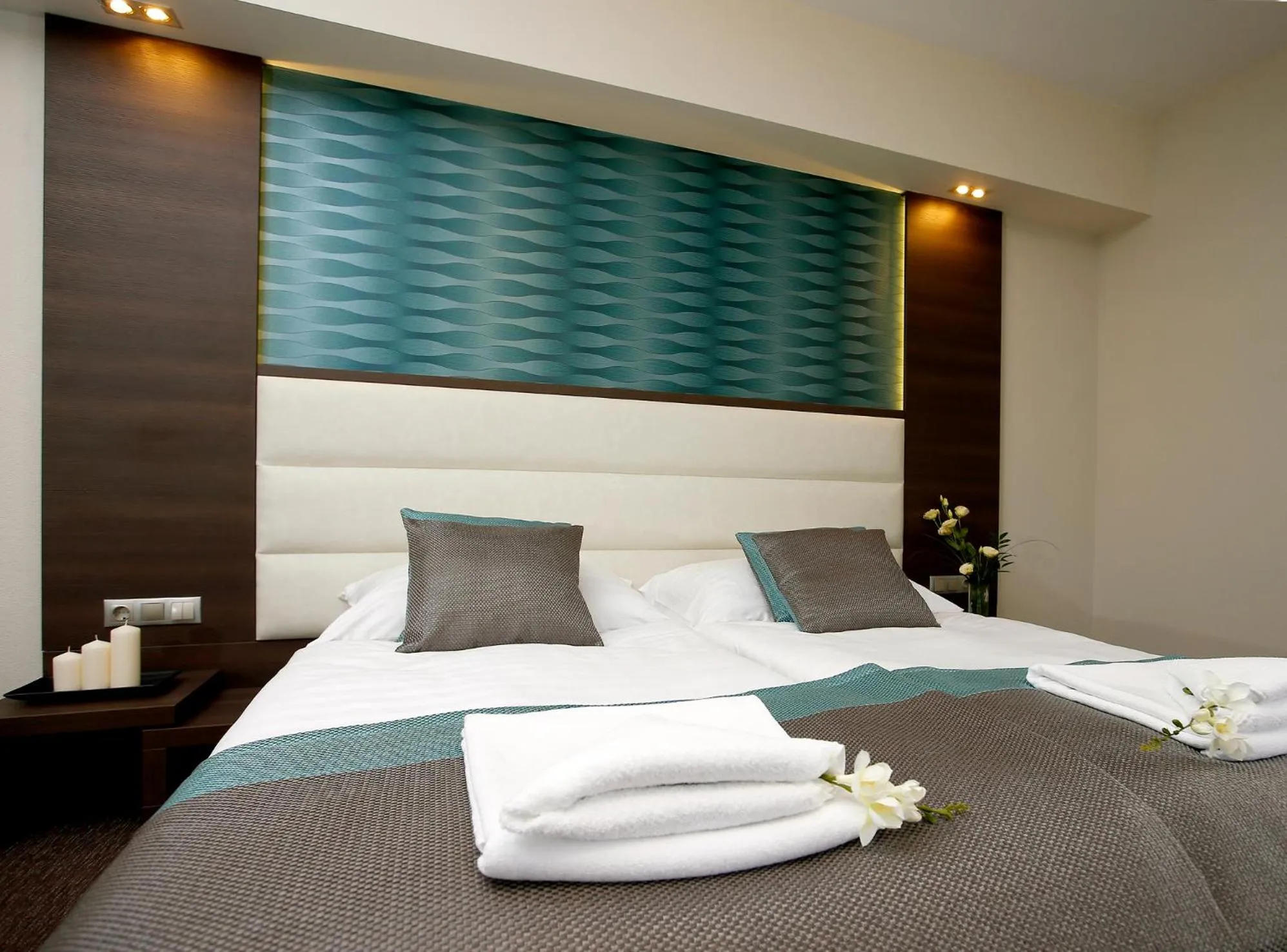 Bed in Hotel Villa Völgy Wellness & Konferencia