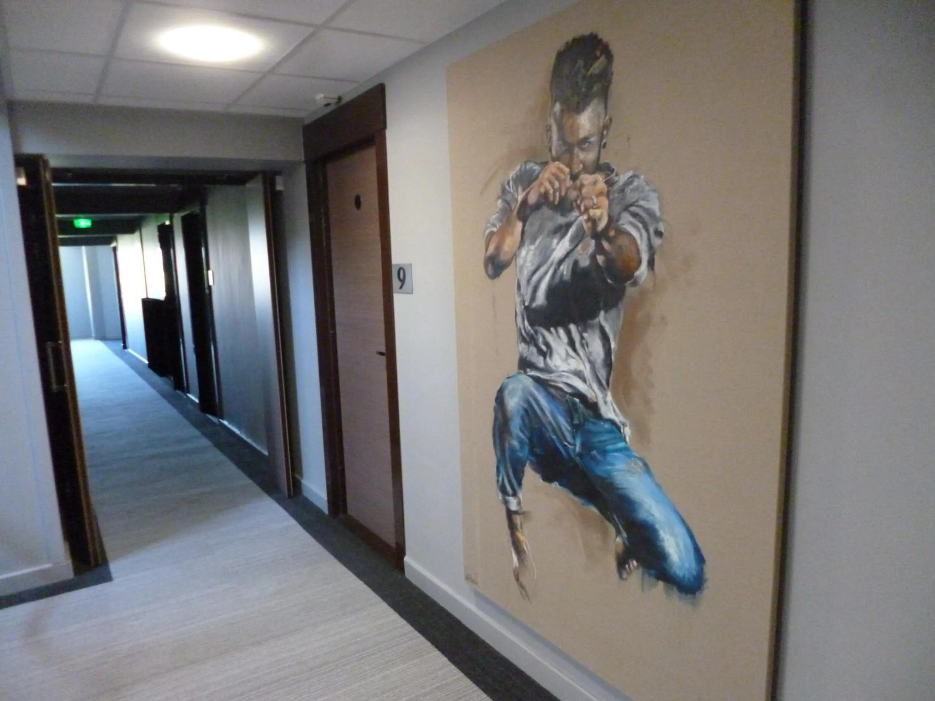 Floor plan in Hôtel Logis Restaurant La Fontaine