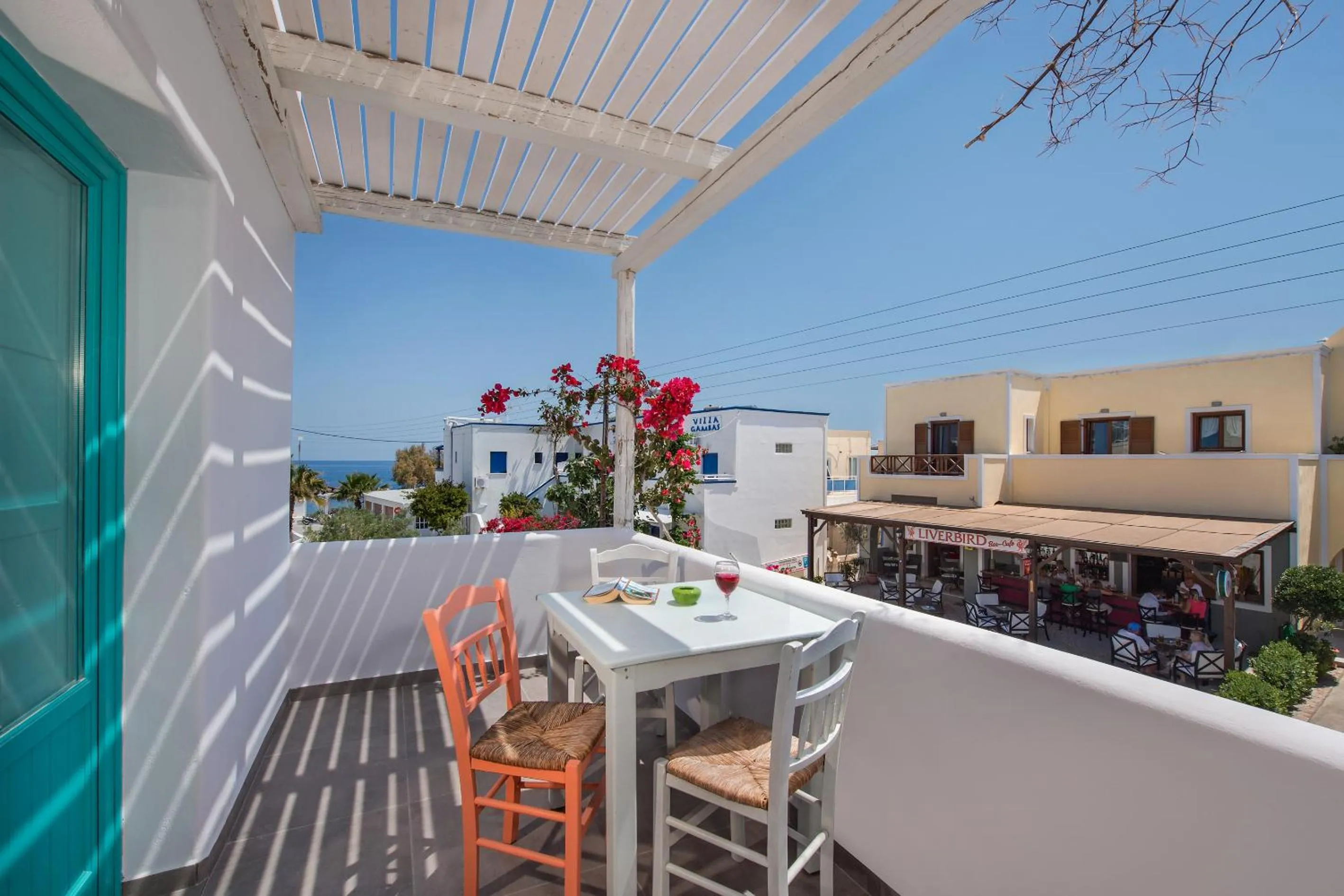 Balcony/Terrace in Nissia Beach Apartments & Suites