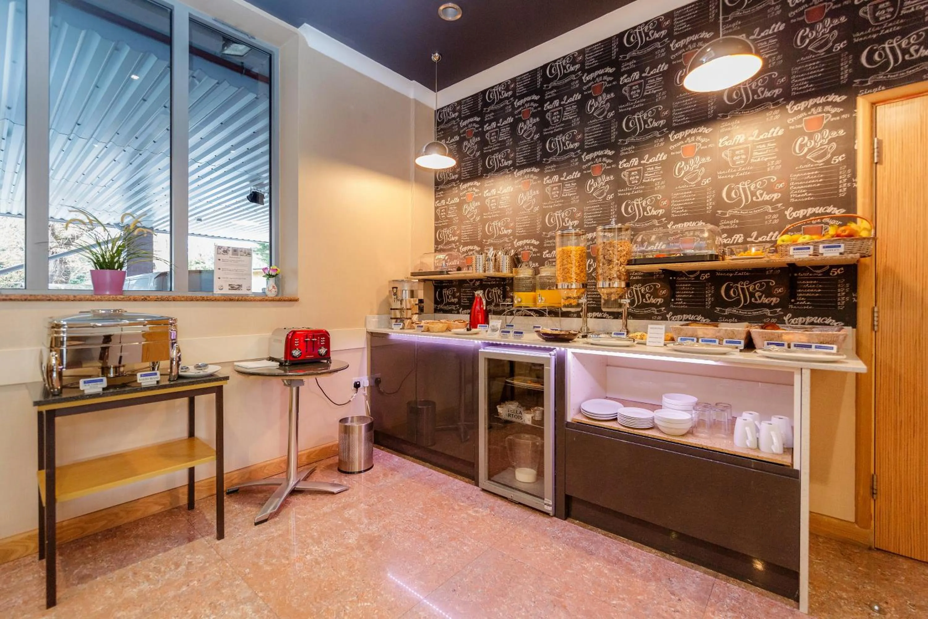 Continental breakfast in Eurotraveller Hotel - Premier - Harrow