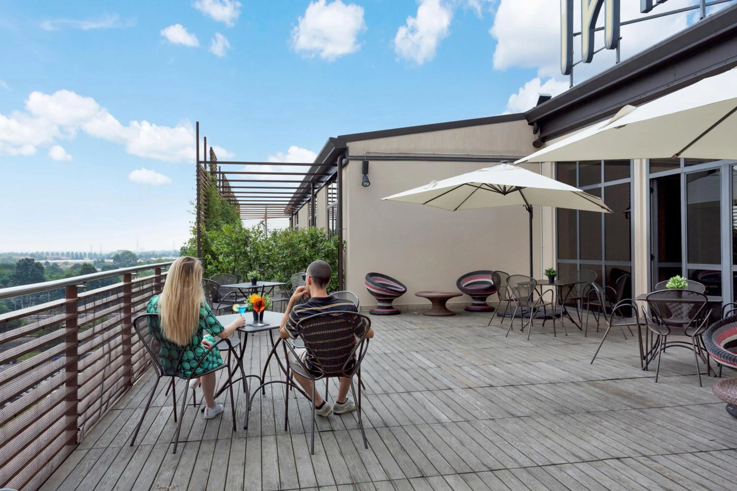 City view in Italiana Hotels Milan Rho Fair