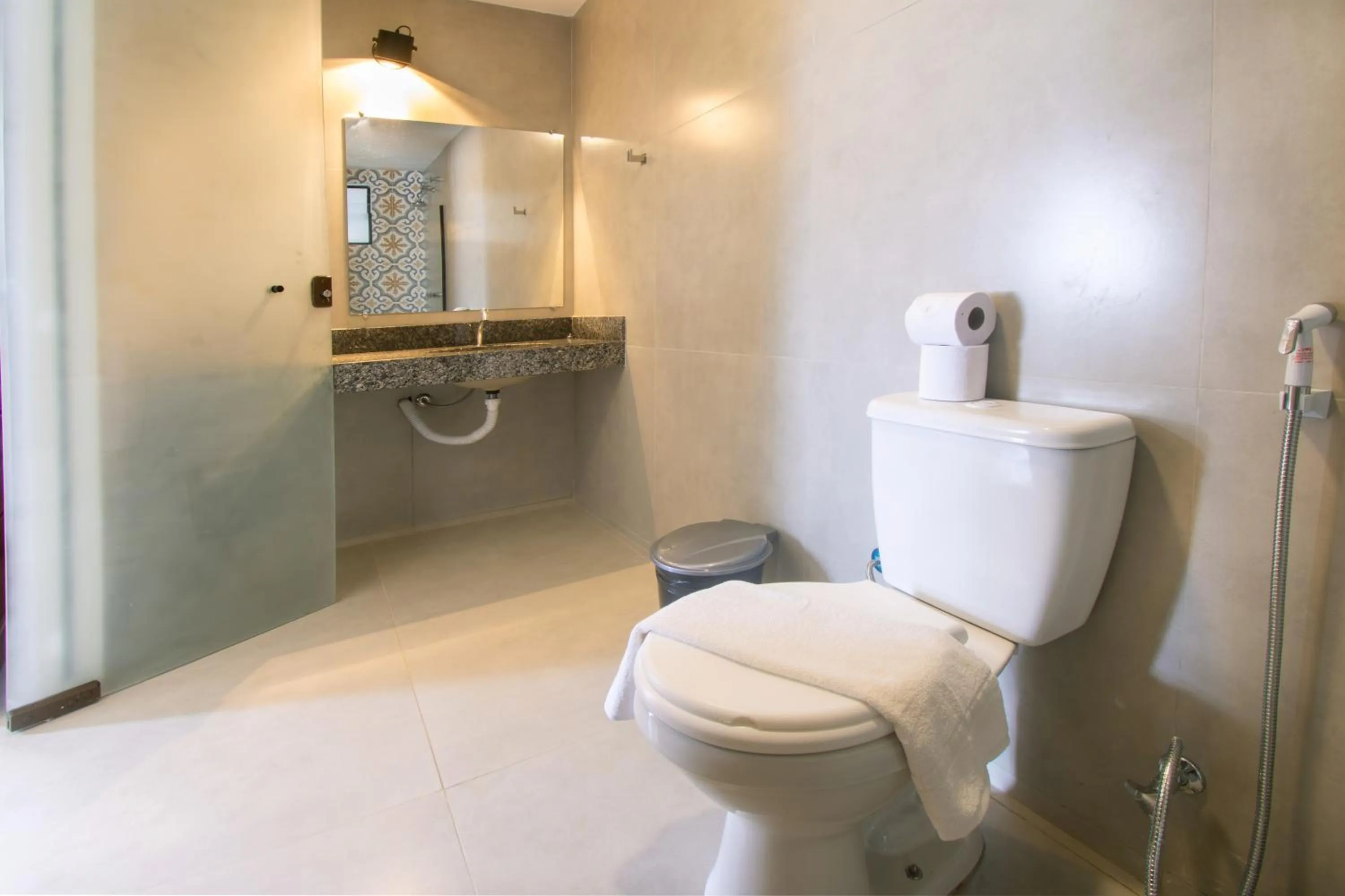 Shower in Pousada Gammel Dansk by Latitud Hoteles