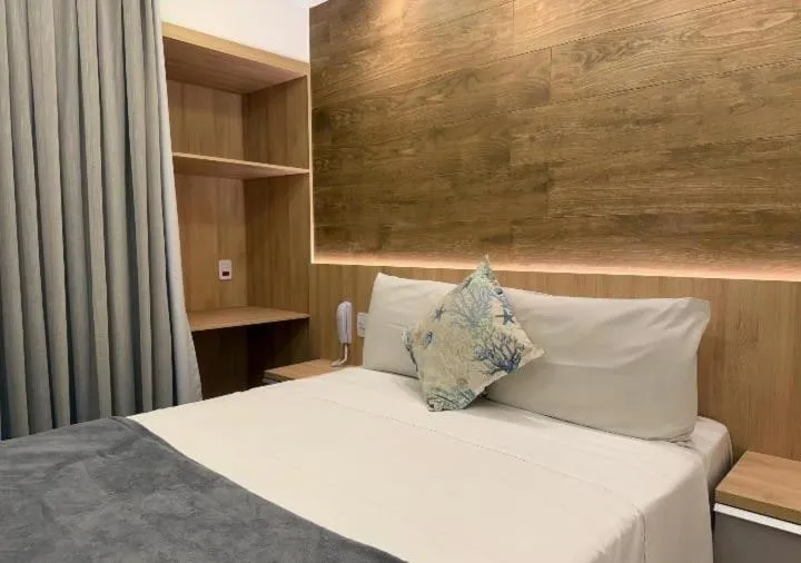 Bed in Hotel Pousada Casacolina