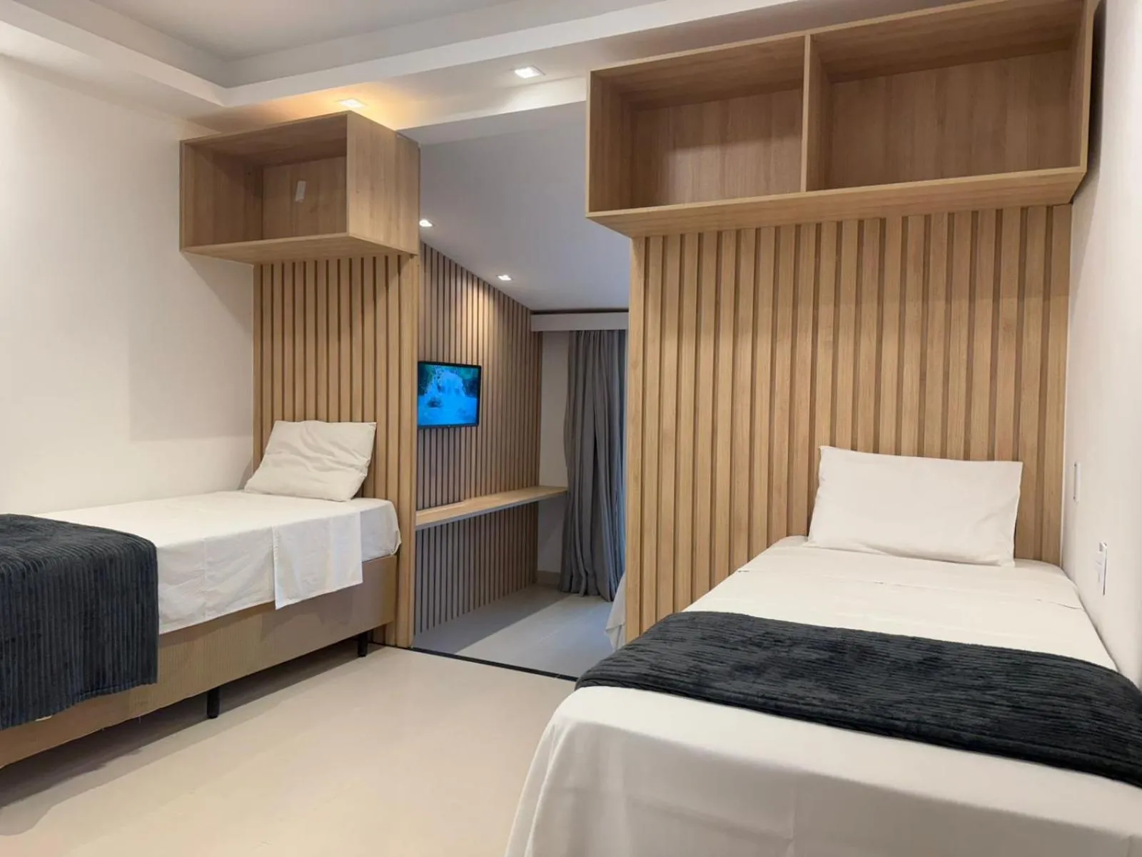 Bed in Hotel Pousada Casacolina