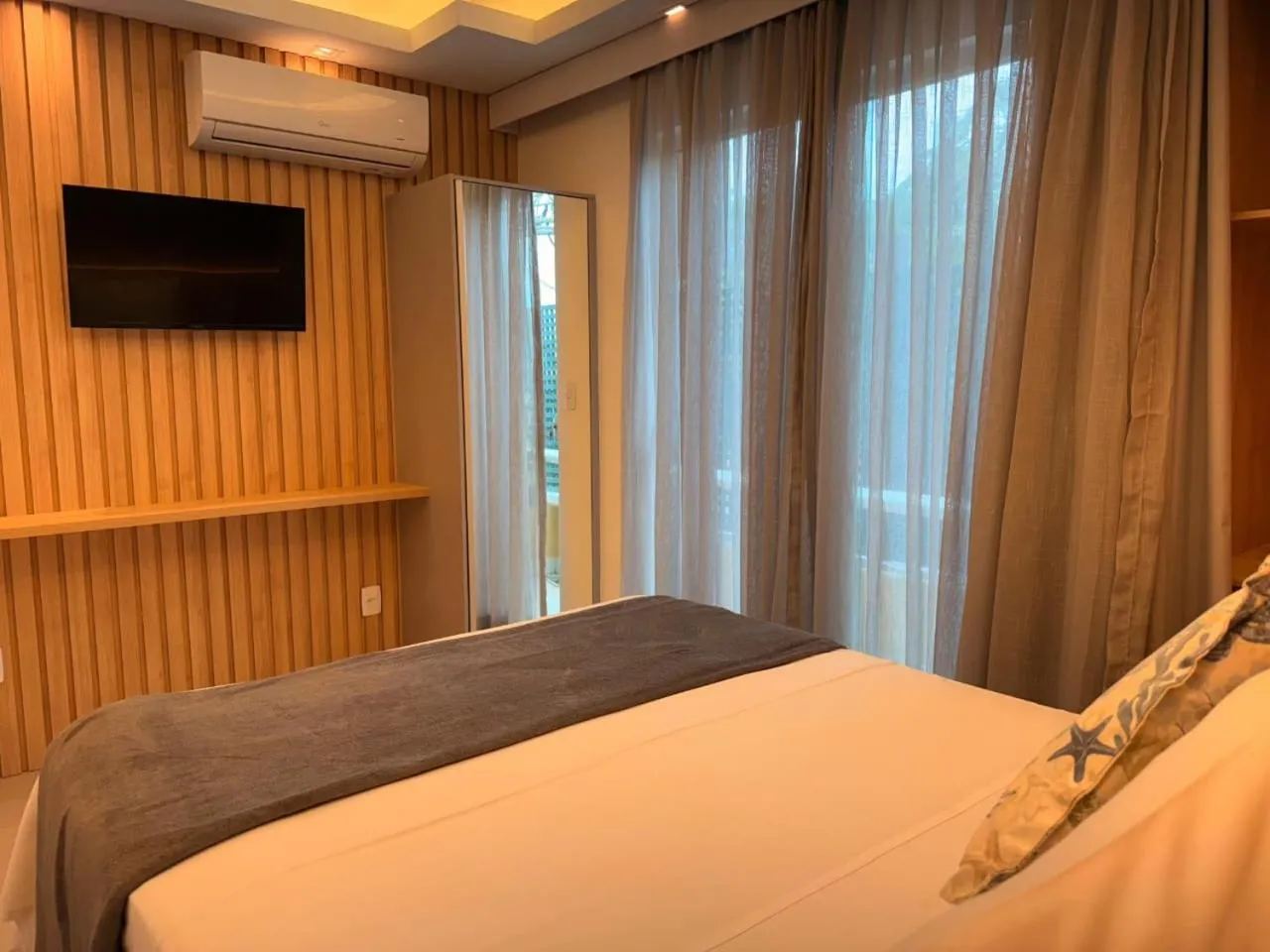 TV and multimedia, Bed in Hotel Pousada Casacolina