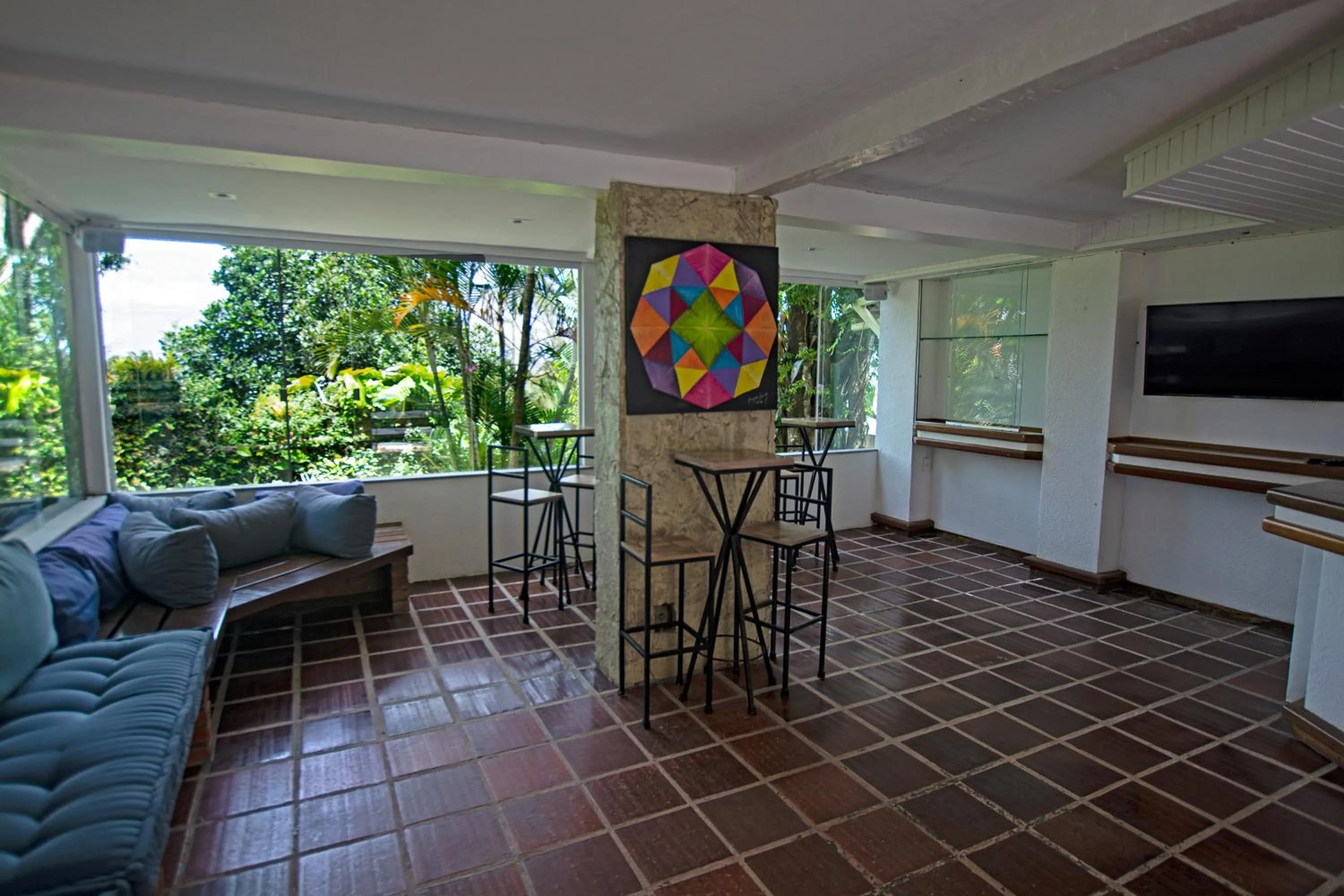 Living room in Hotel Pousada Casacolina