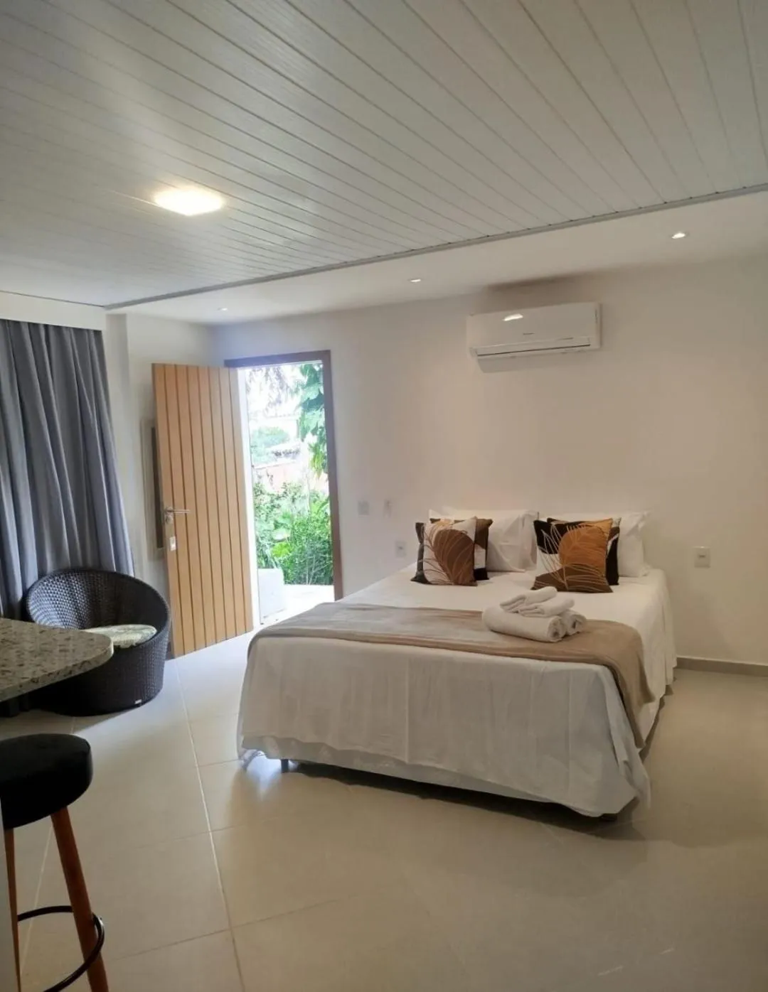 Bed in Hotel Pousada Casacolina