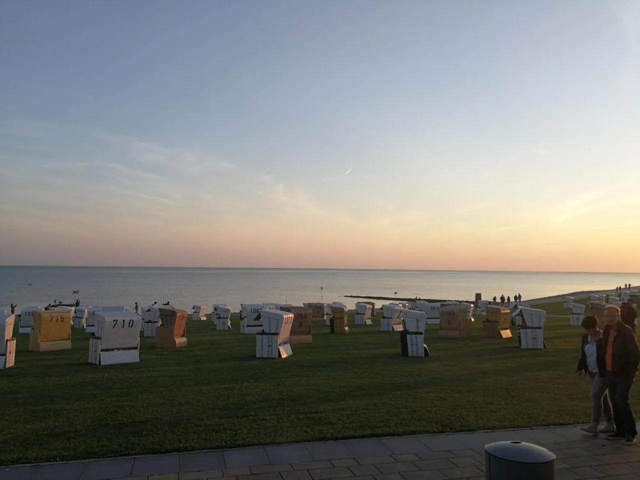 Sunset in Strandhotel Salty