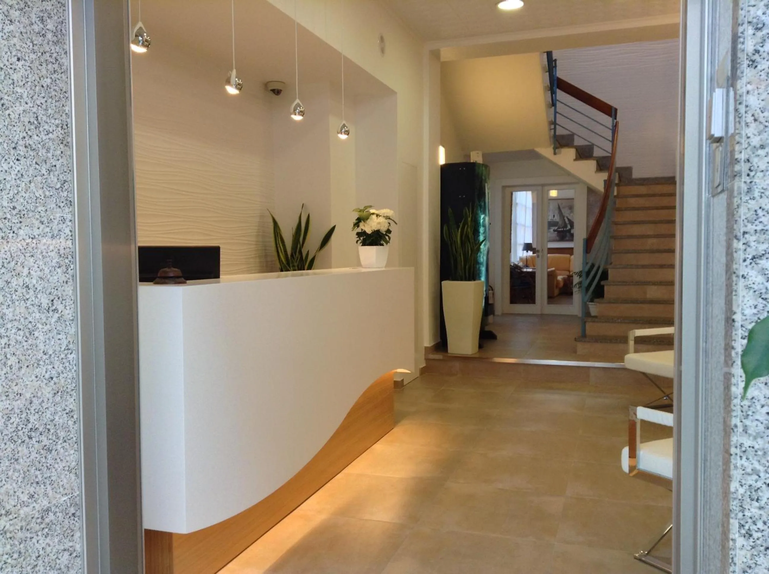 Lobby or reception in Hostal Pitiusa