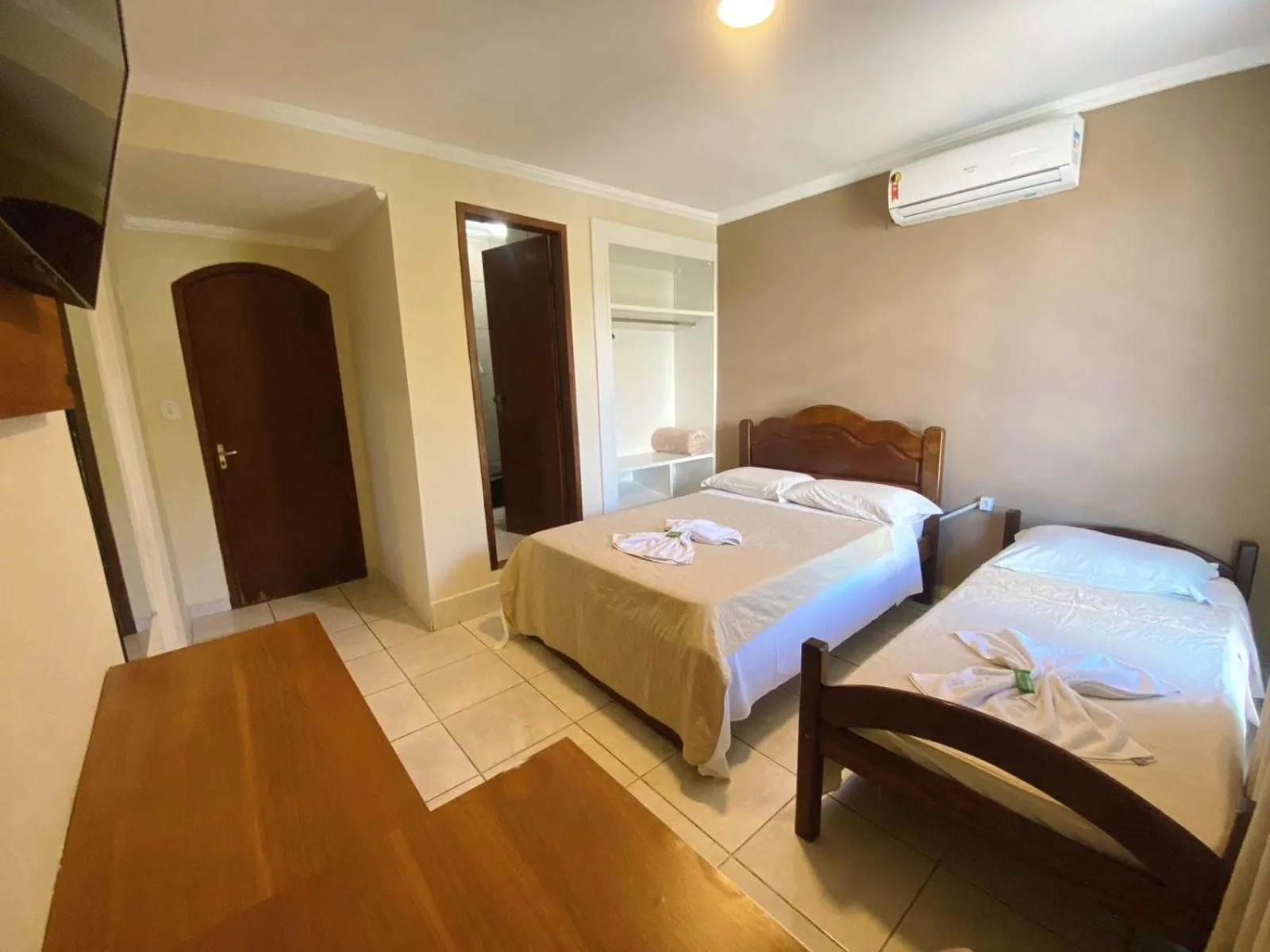 Bed in Pousada Dom Fernandes