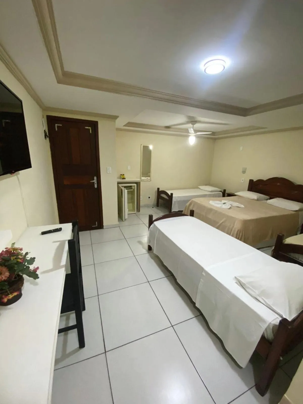 Bed in Pousada Dom Fernandes