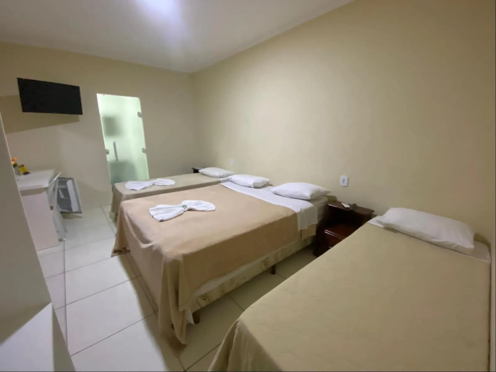 Bed in Pousada Dom Fernandes