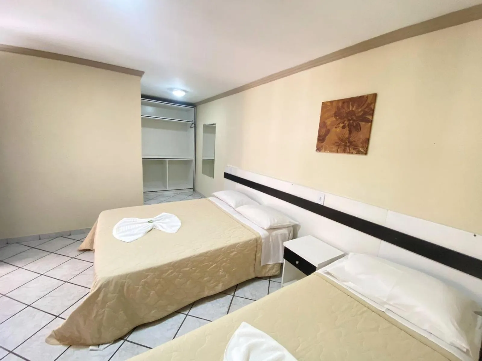 Bed in Pousada Dom Fernandes