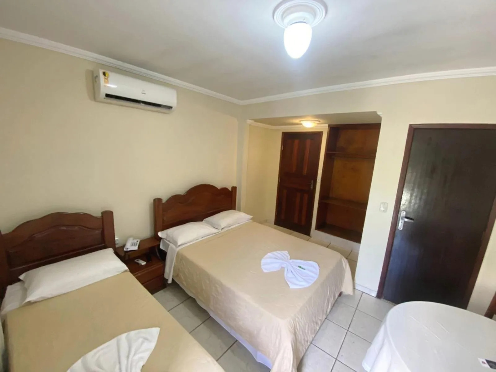 Bed in Pousada Dom Fernandes