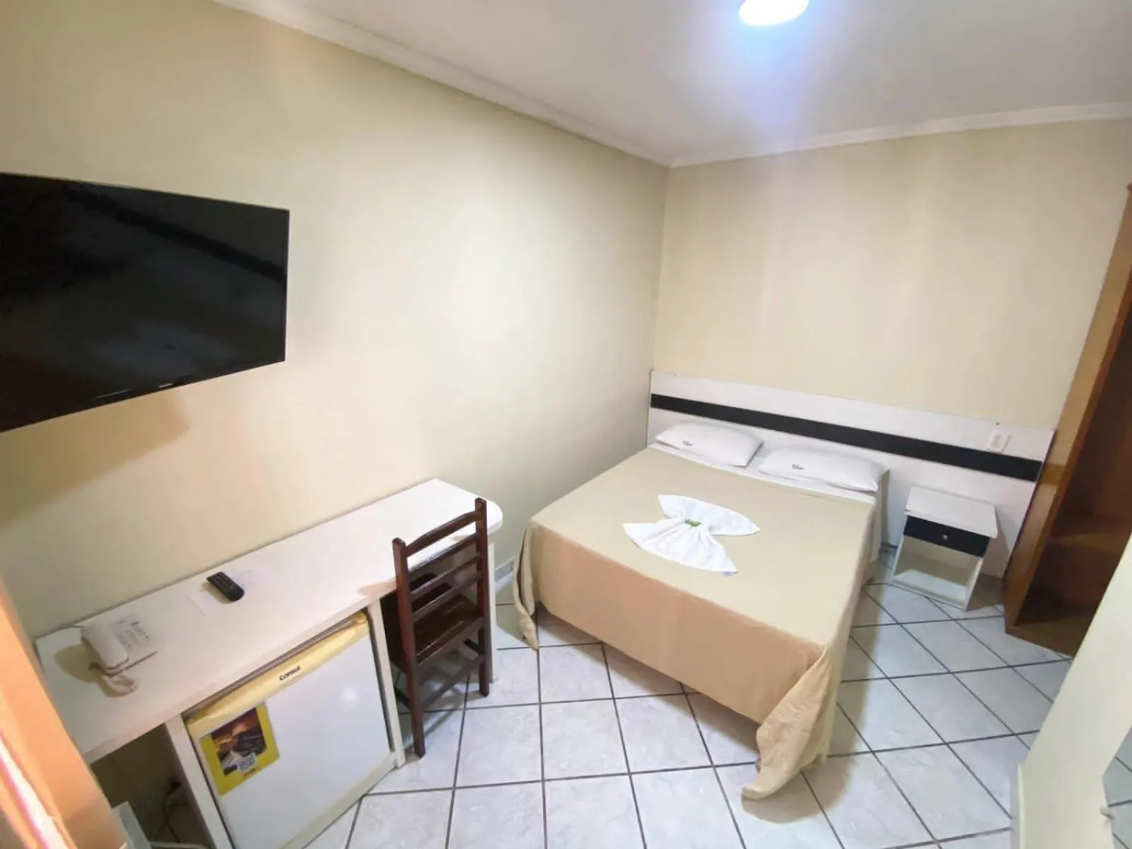 Bed in Pousada Dom Fernandes