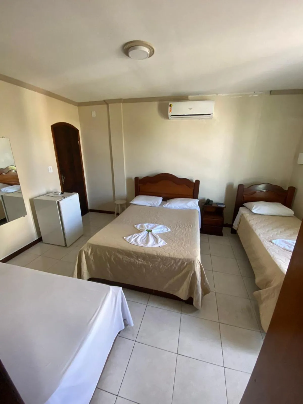 Bed in Pousada Dom Fernandes